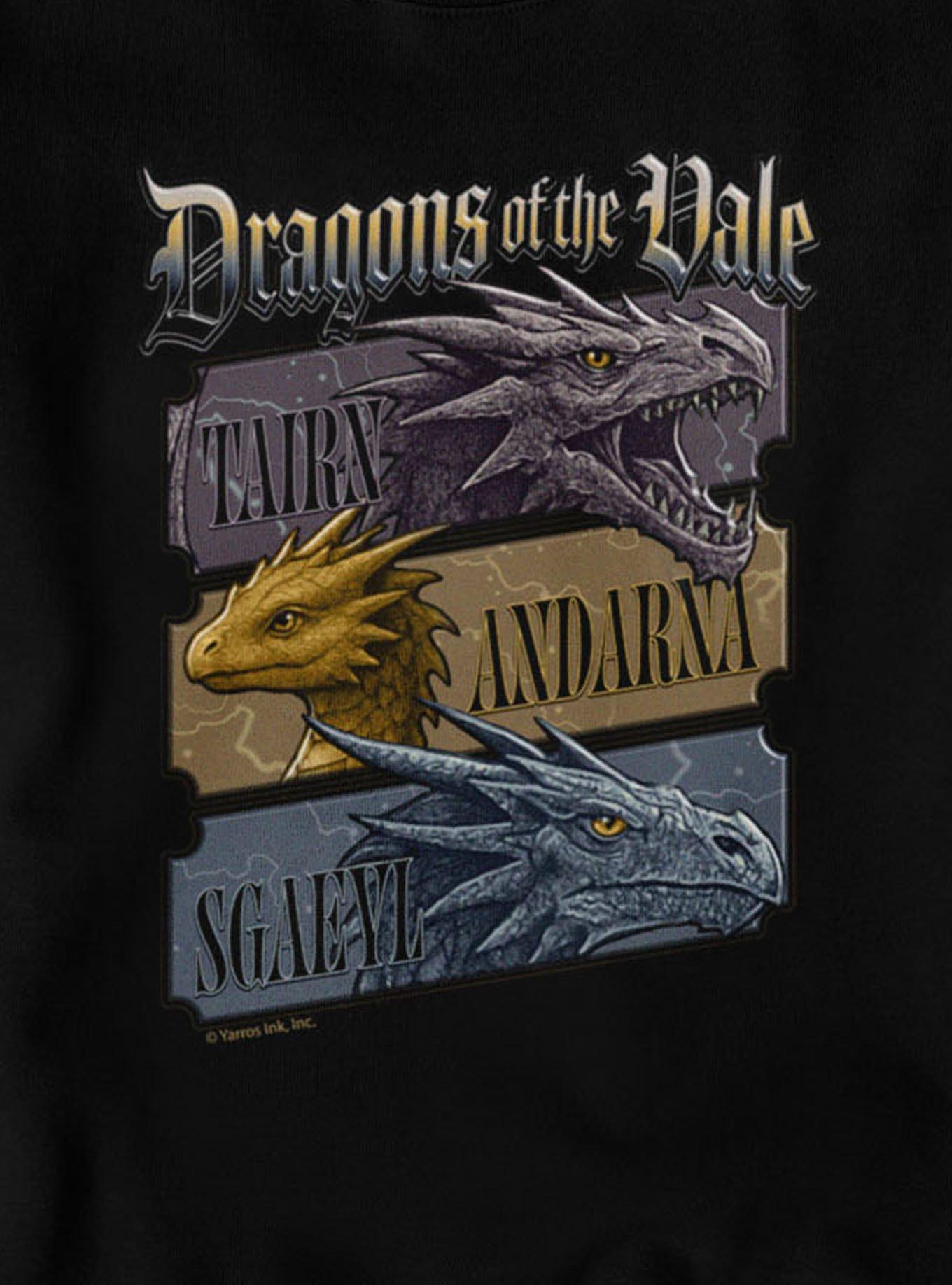 Fourth Wing The Empyrean Dragons Of The Vale Placards Sweatshirt, , hi-res