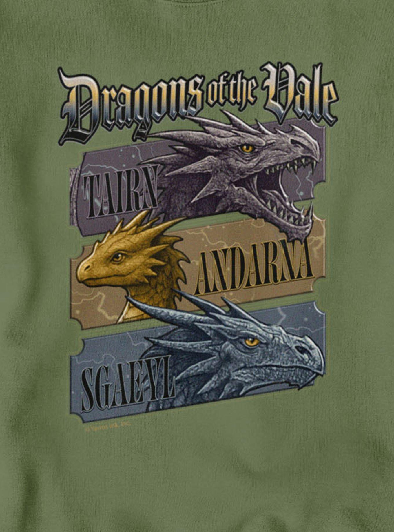 Fourth Wing The Empyrean Dragons Of The Vale Placards Sweatshirt, , hi-res