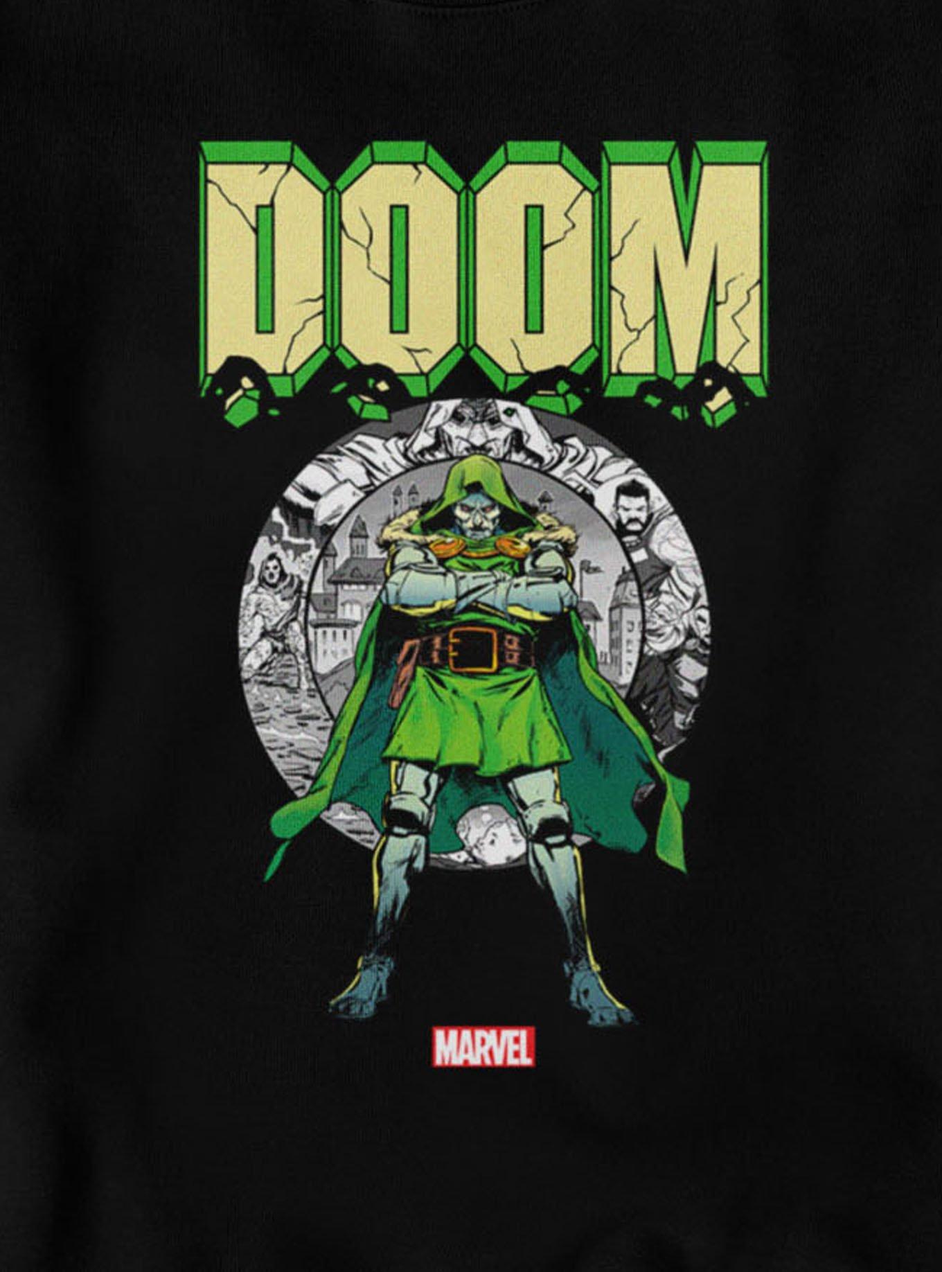 Marvel Comics Retro Doctor Doom Crumble Pose Sweatshirt, , hi-res