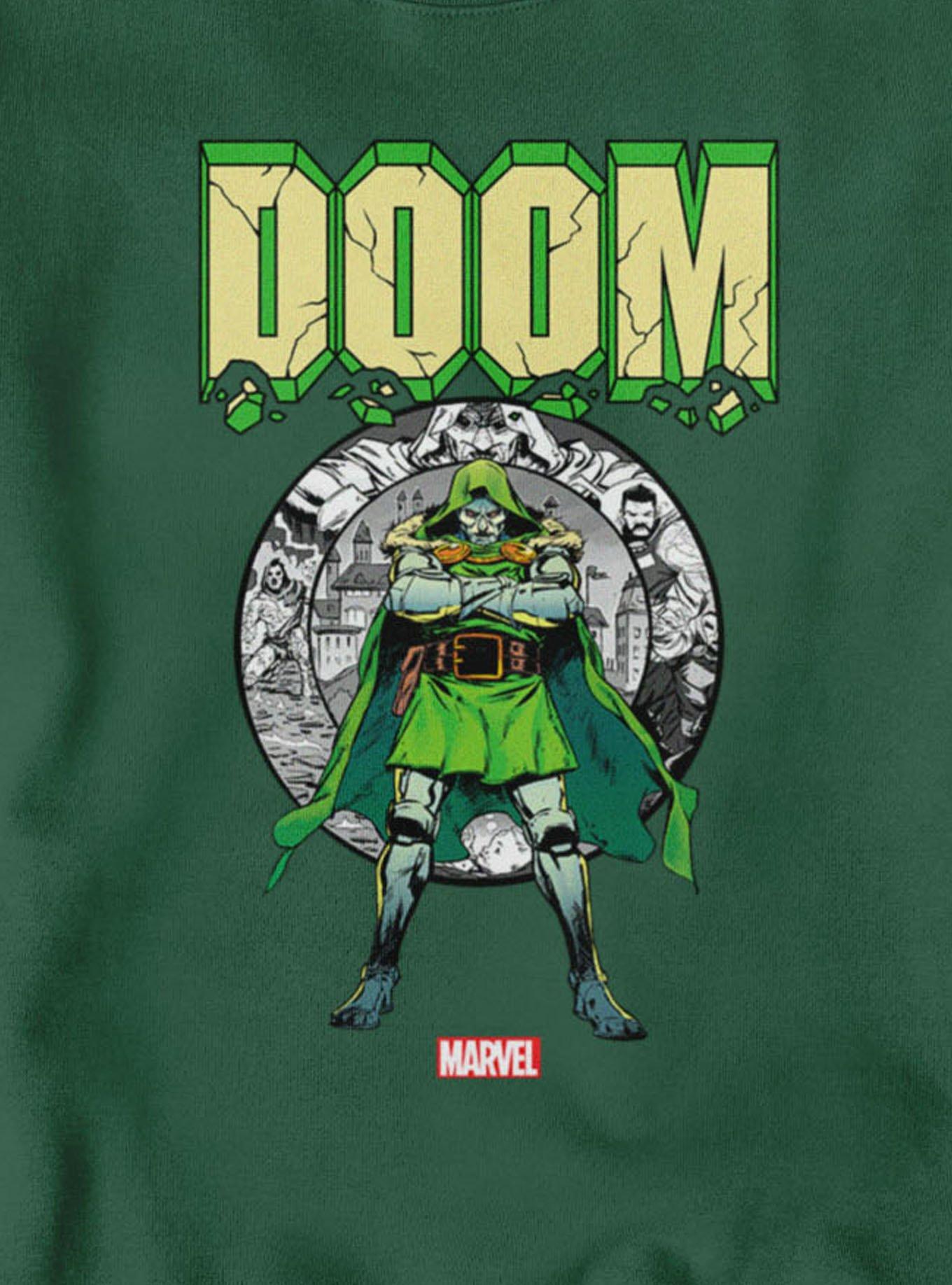 Marvel Comics Retro Doctor Doom Crumble Pose Sweatshirt, , hi-res