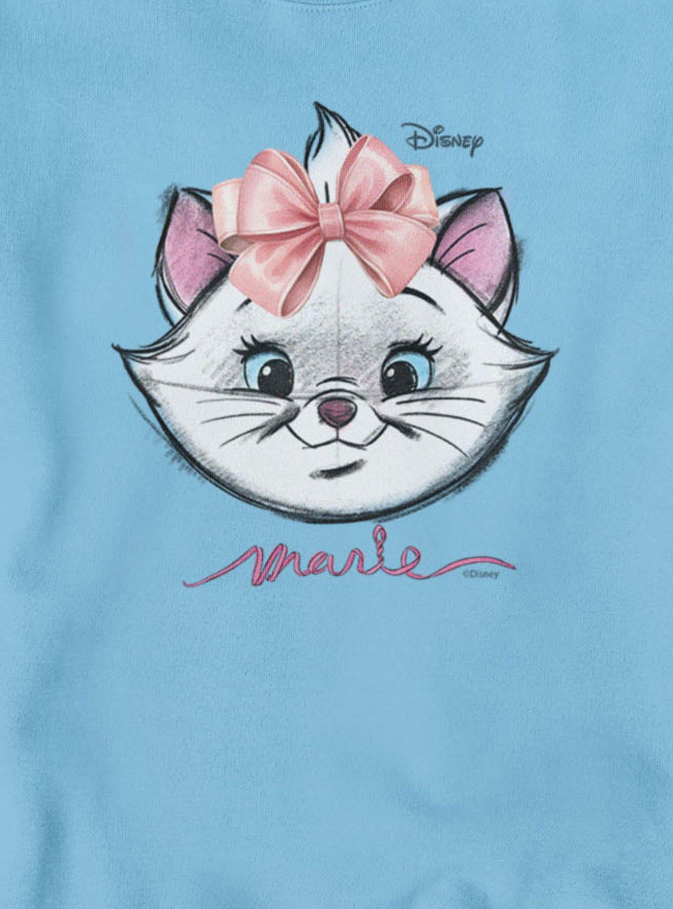 Disney The Aristocats Marie Face Sketch Sweatshirt, , hi-res