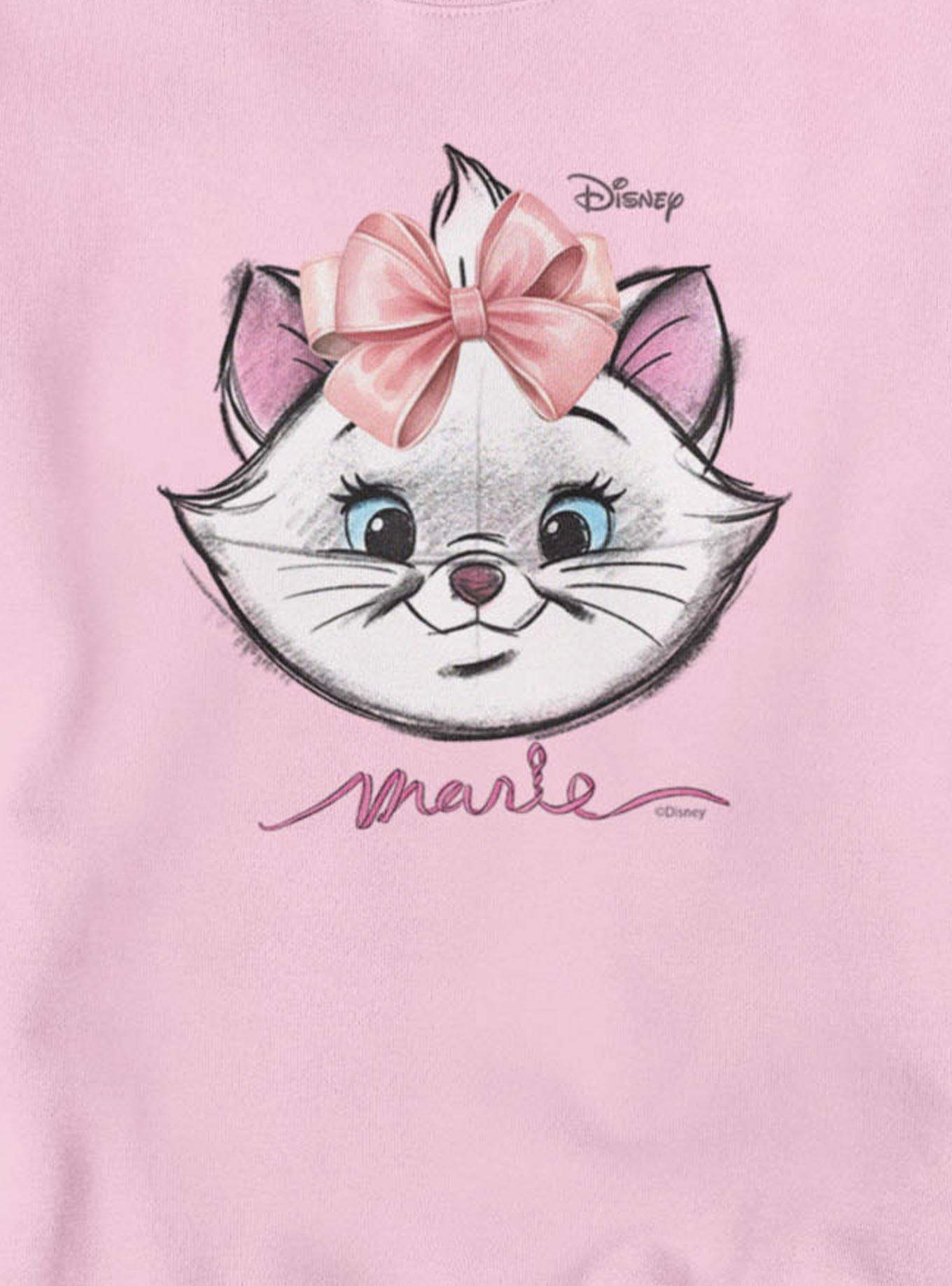 Disney The Aristocats Marie Face Sketch Sweatshirt, , hi-res