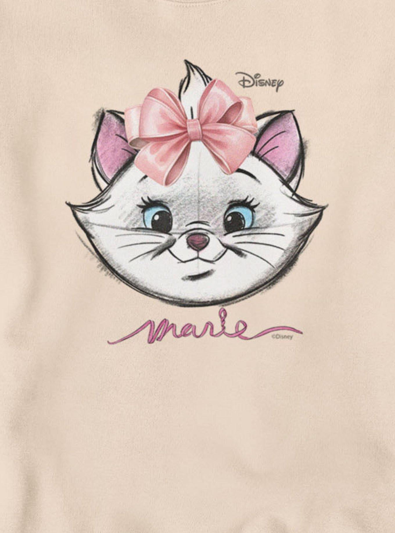 Disney The Aristocats Marie Face Sketch Sweatshirt, , hi-res