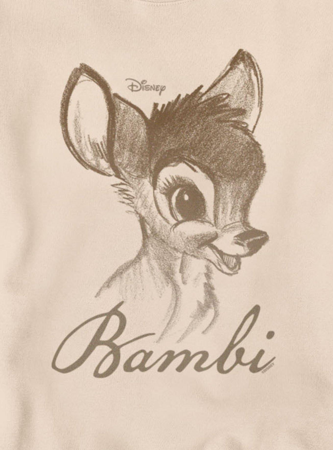 Disney Bambi Classic Face Sketch Sweatshirt, , hi-res