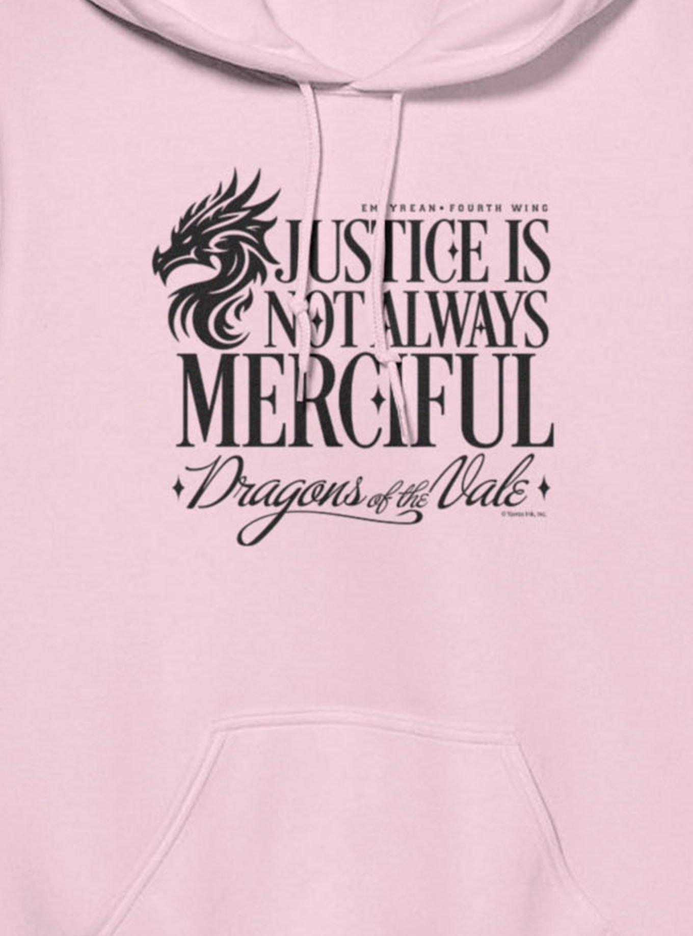 Fourth Wing The Empyrean Justice Is Not Merciful Hoodie, , hi-res