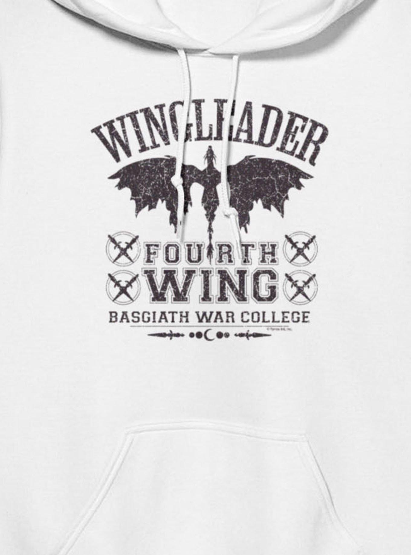 Fourth Wing The Empyrean Wingleader Basgiath War College Hoodie, , hi-res