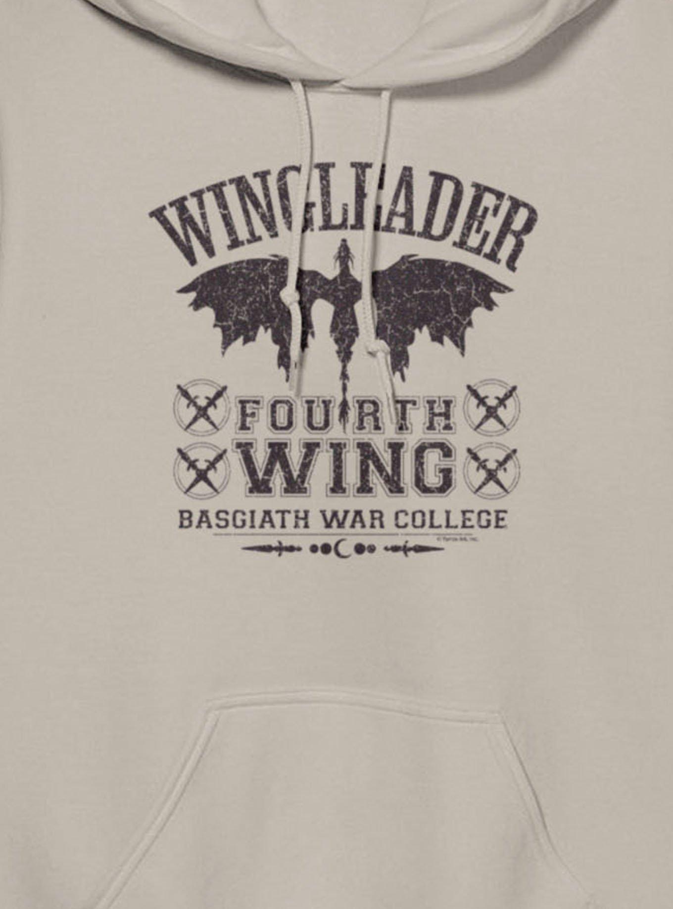 Fourth Wing The Empyrean Wingleader Basgiath War College Hoodie, , hi-res