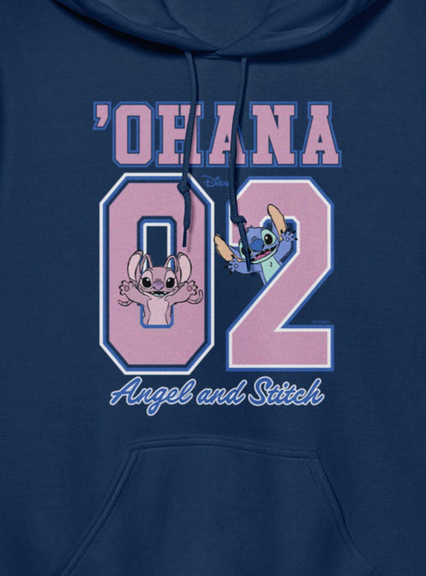 Disney Lilo & Stitch Stitch And Angel Ohana Hoodie, , hi-res