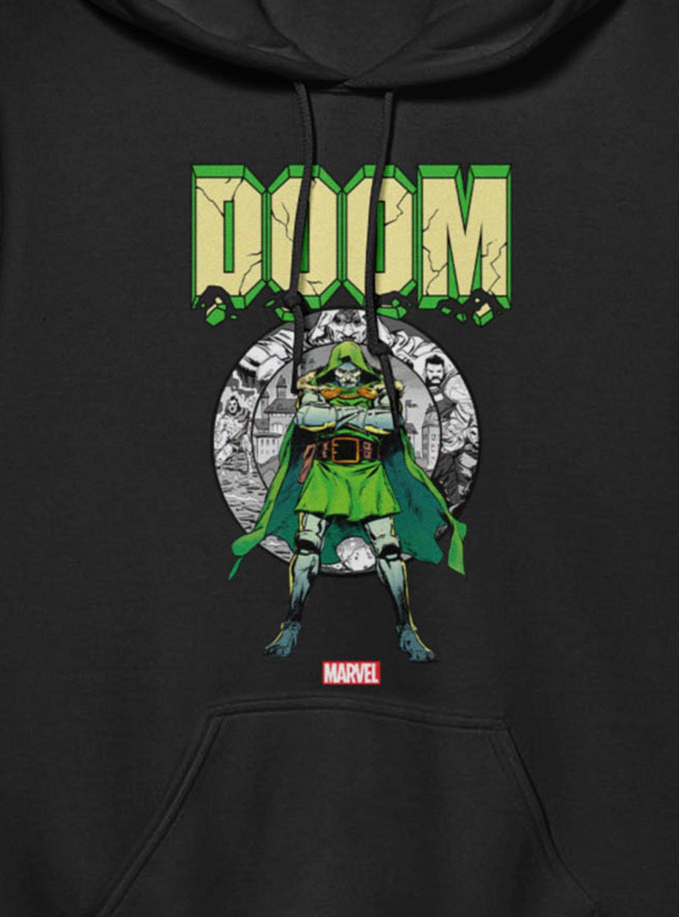 Marvel Comics Retro Doctor Doom Crumble Pose Hoodie, , hi-res