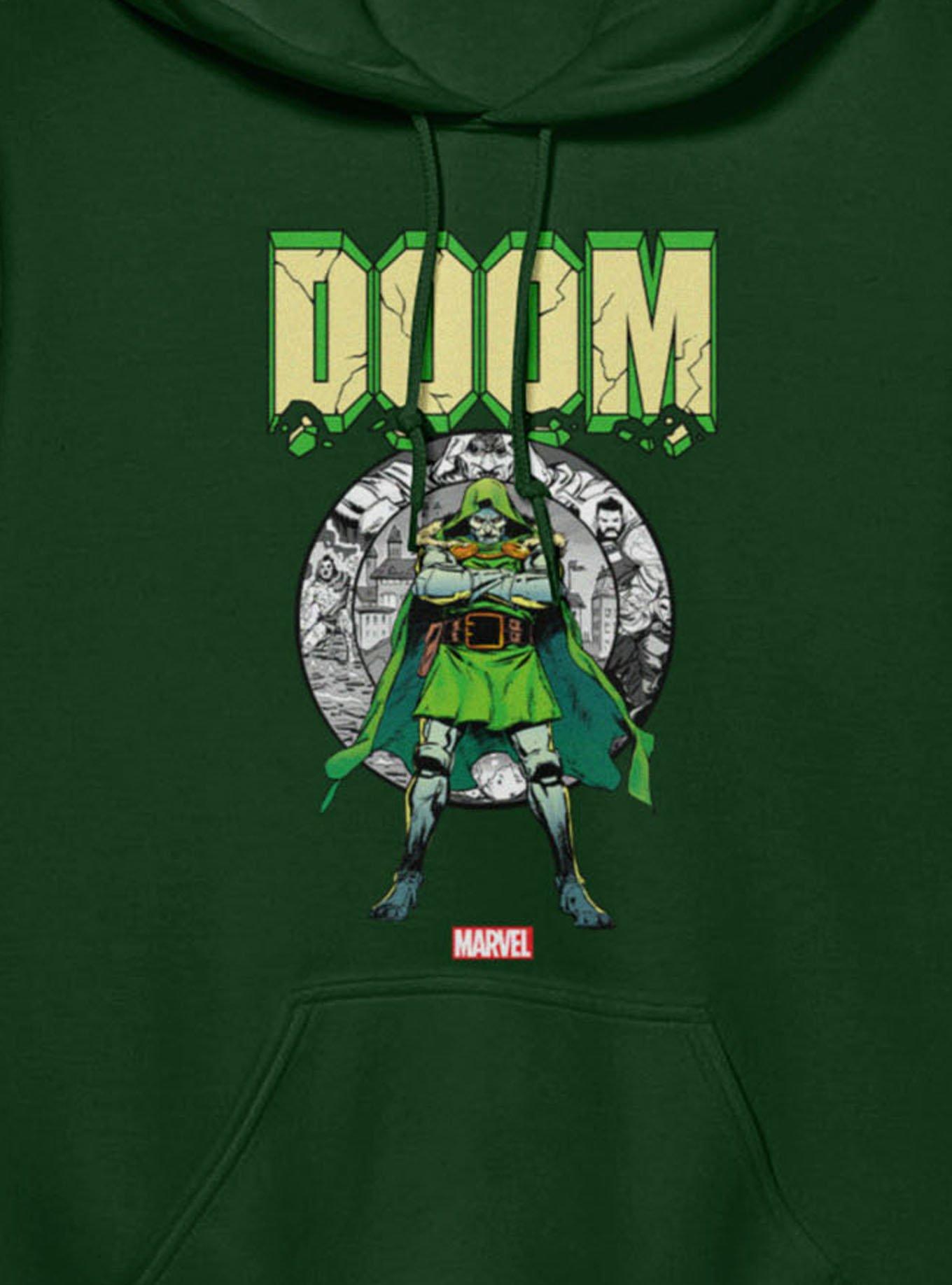 Marvel Comics Retro Doctor Doom Crumble Pose Hoodie, , hi-res