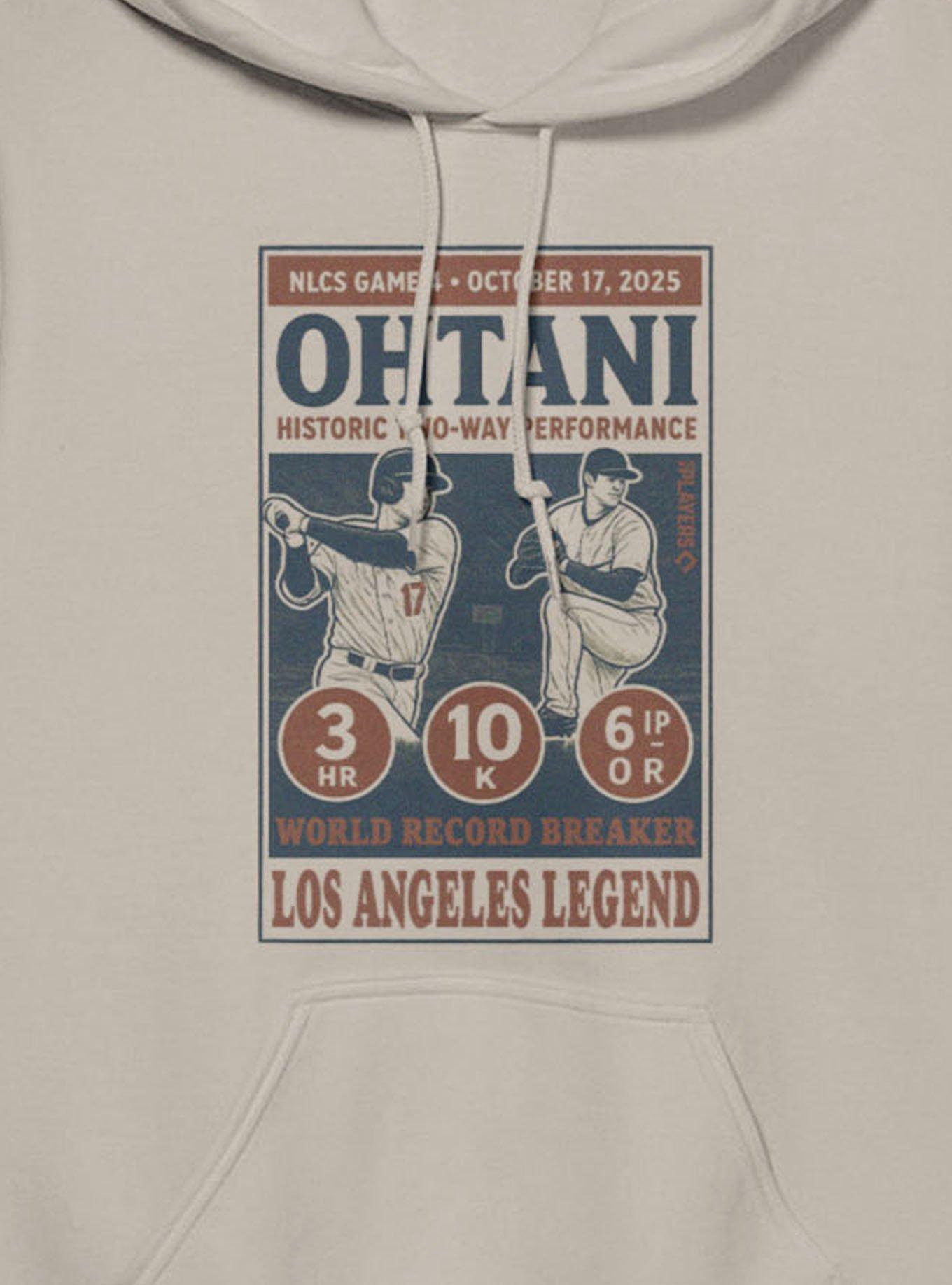 MLB Los Angeles Dodgers Shohei Ohtani La Legends Poster Hoodie, , hi-res