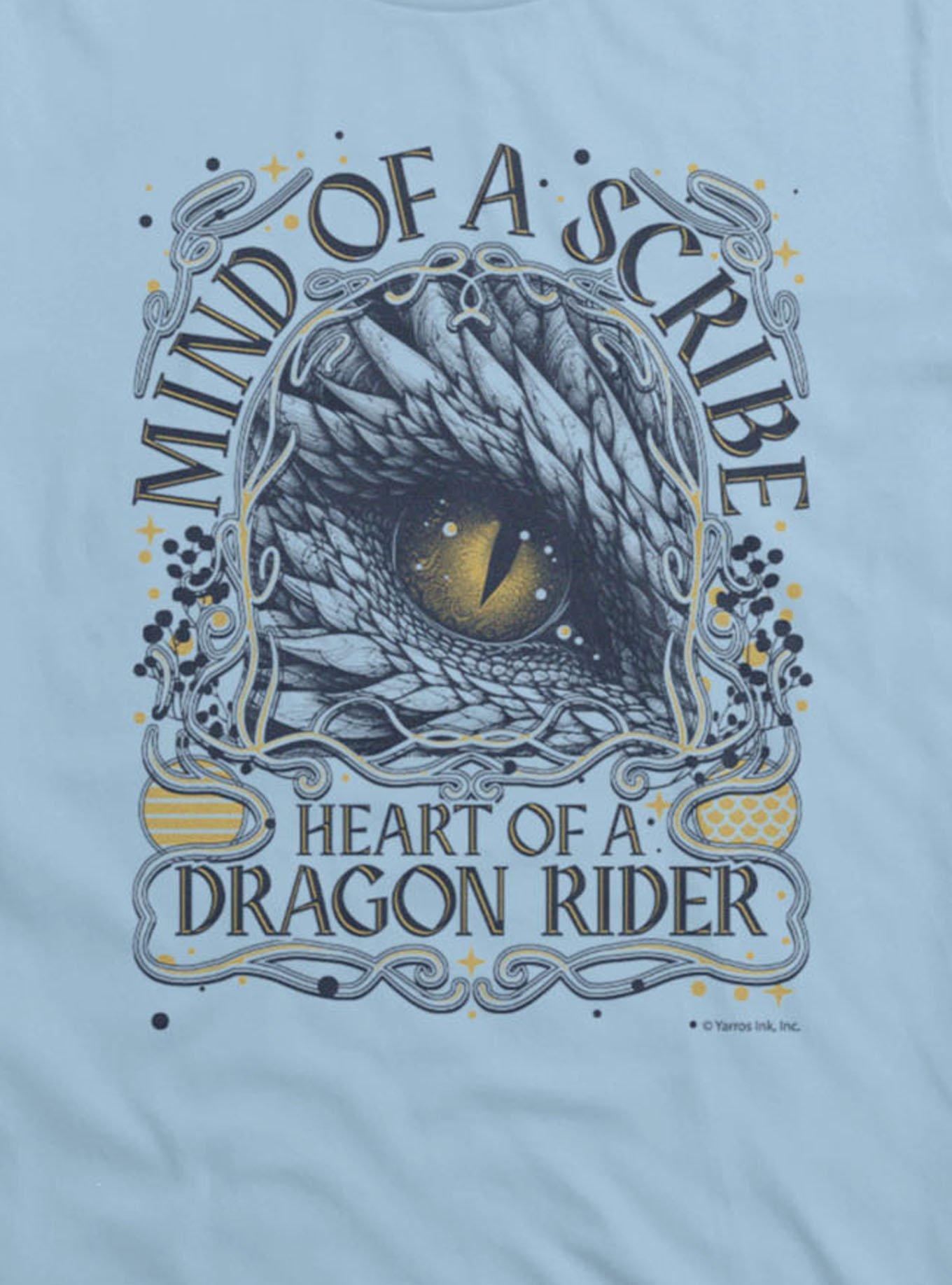 Fourth Wing The Empyrean Mind Of A Scribe T-Shirt, LIGHT BLUE, alternate