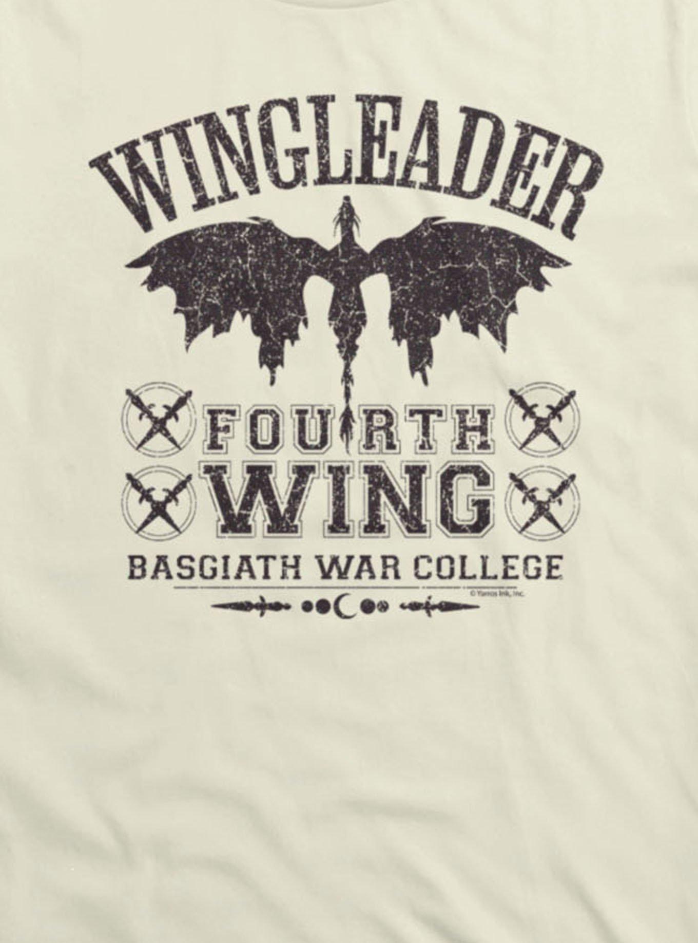 Fourth Wing The Empyrean Wingleader Basgiath War College T-Shirt, , hi-res