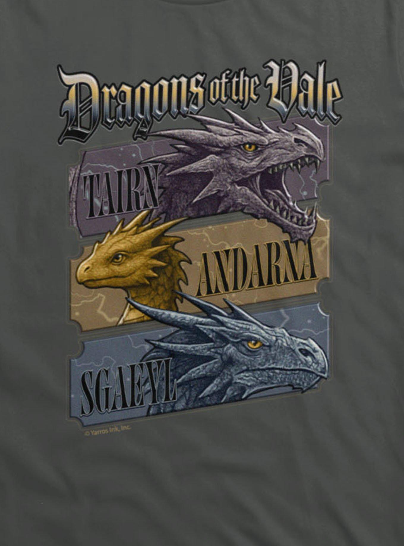 Fourth Wing The Empyrean Dragons Of The Vale Placards T-Shirt, , hi-res