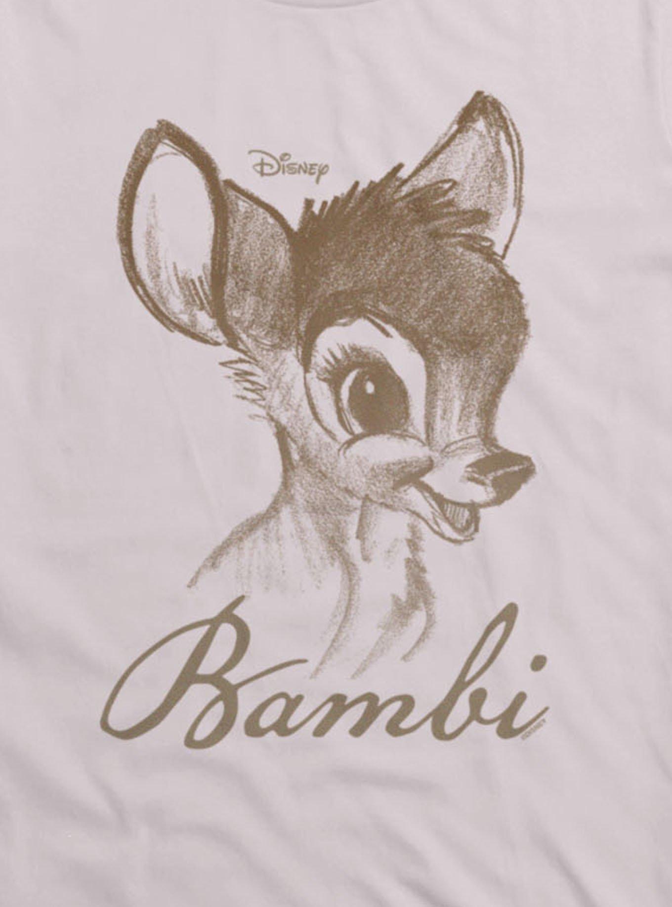 Disney Bambi Classic Face Sketch T-Shirt, , hi-res