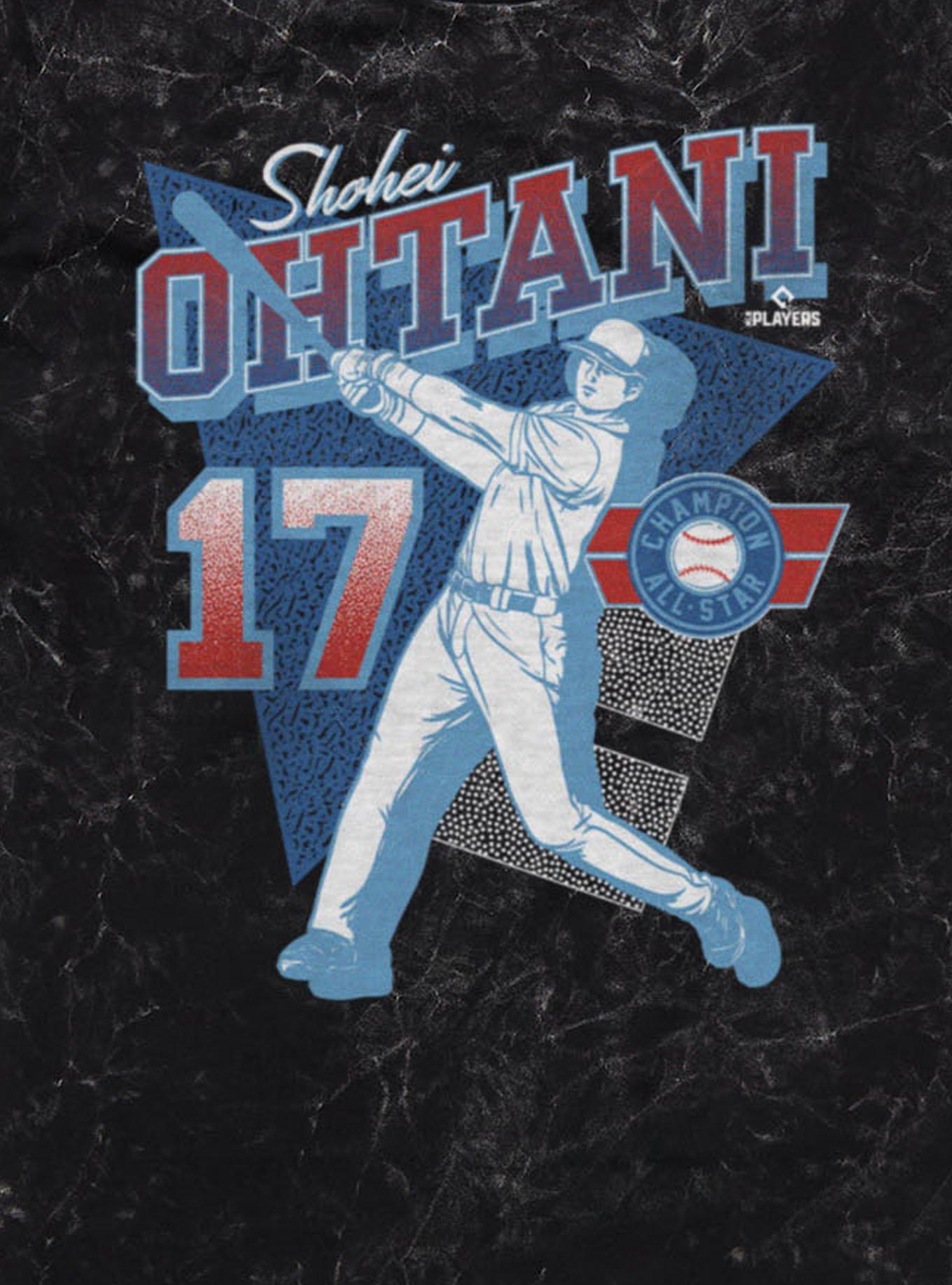 MLB Los Angeles Dodgers Shohei Ohtani Geometric Swing Mineral Wash T-Shirt, , hi-res