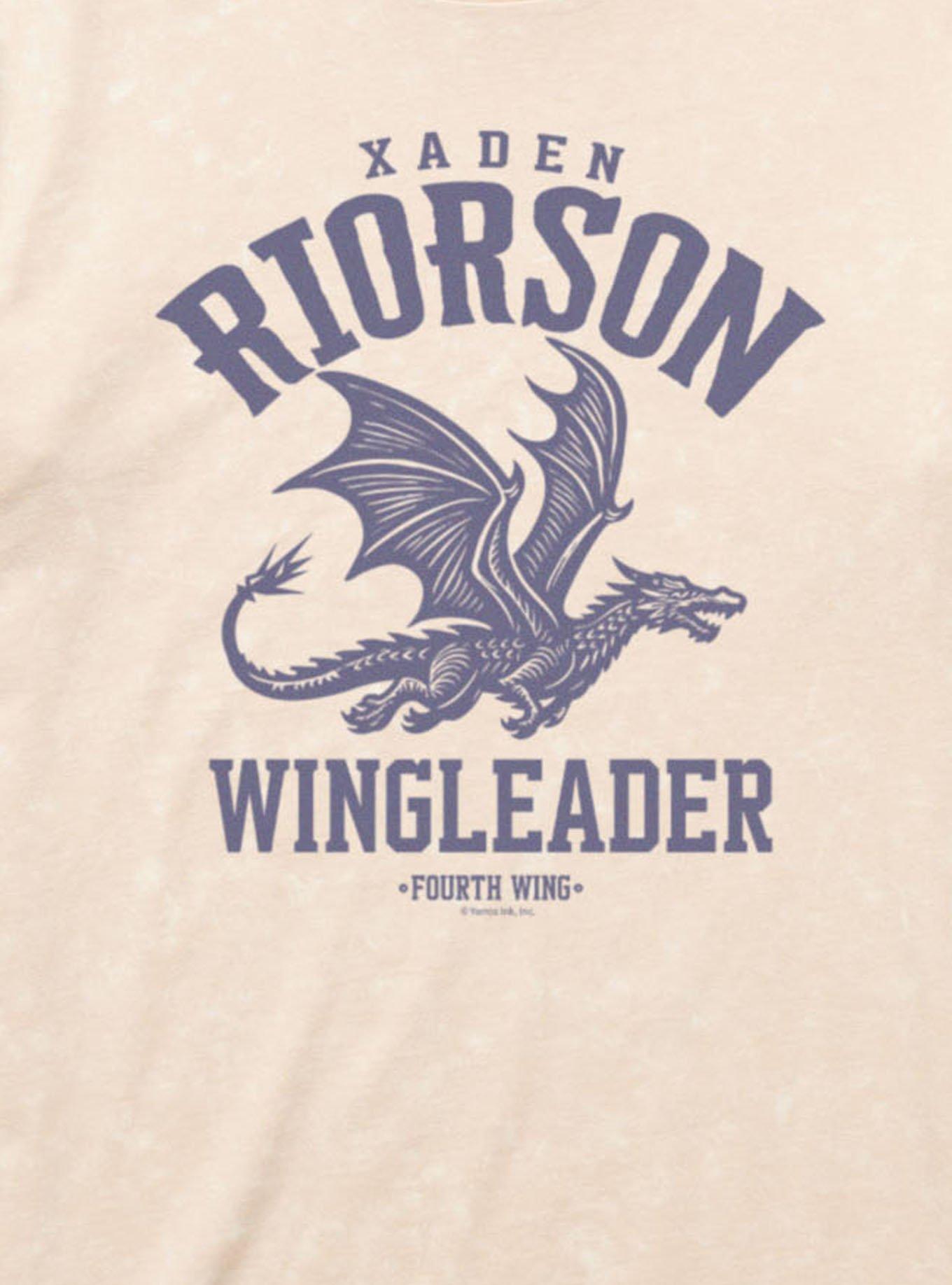 Fourth Wing The Empyrean Xaden Riorson Wingleader Mineral Wash T-Shirt, , hi-res