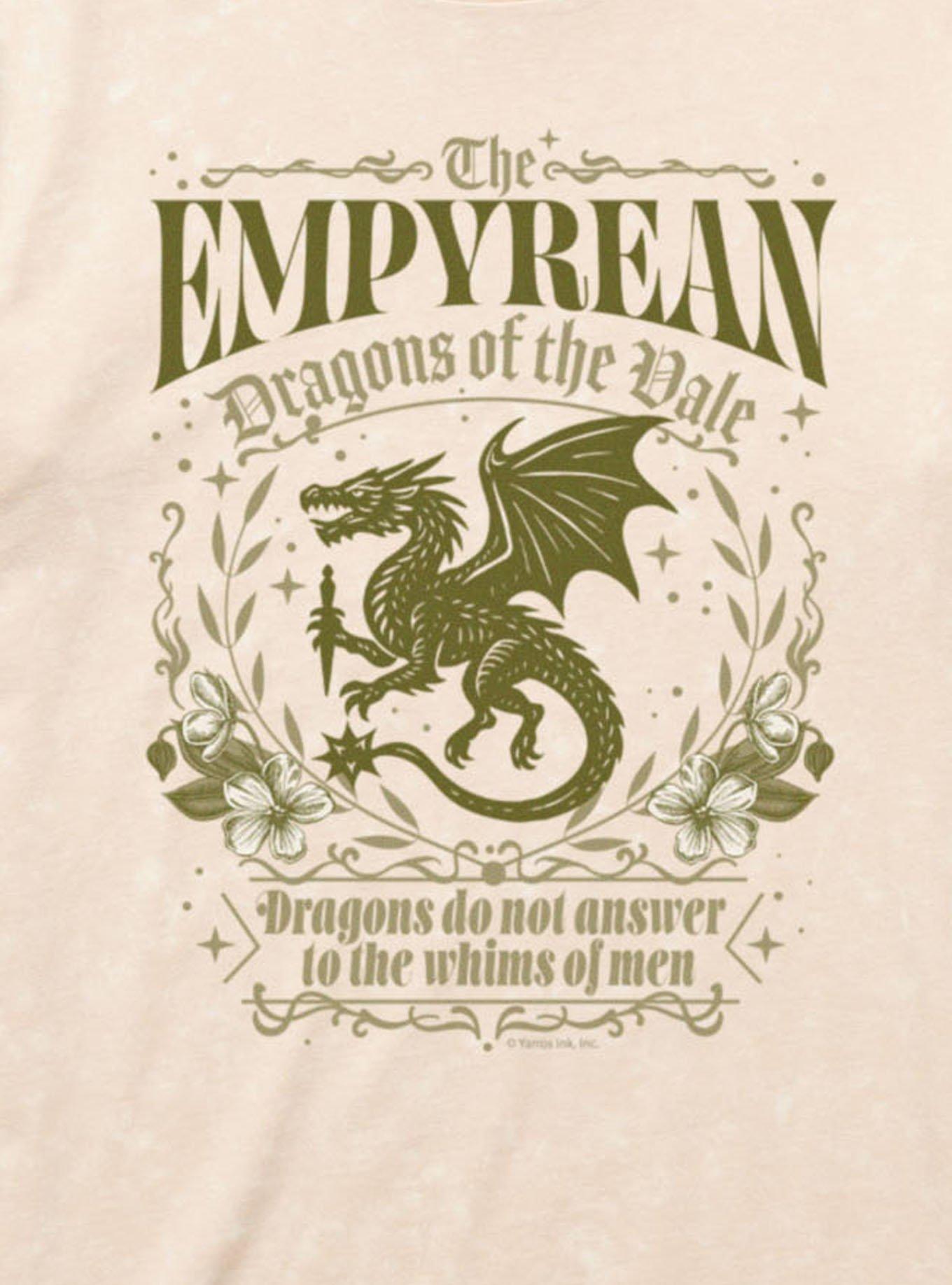 Fourth Wing The Empyrean Dragons Do Not Answer Men Mineral Wash T-Shirt, , hi-res