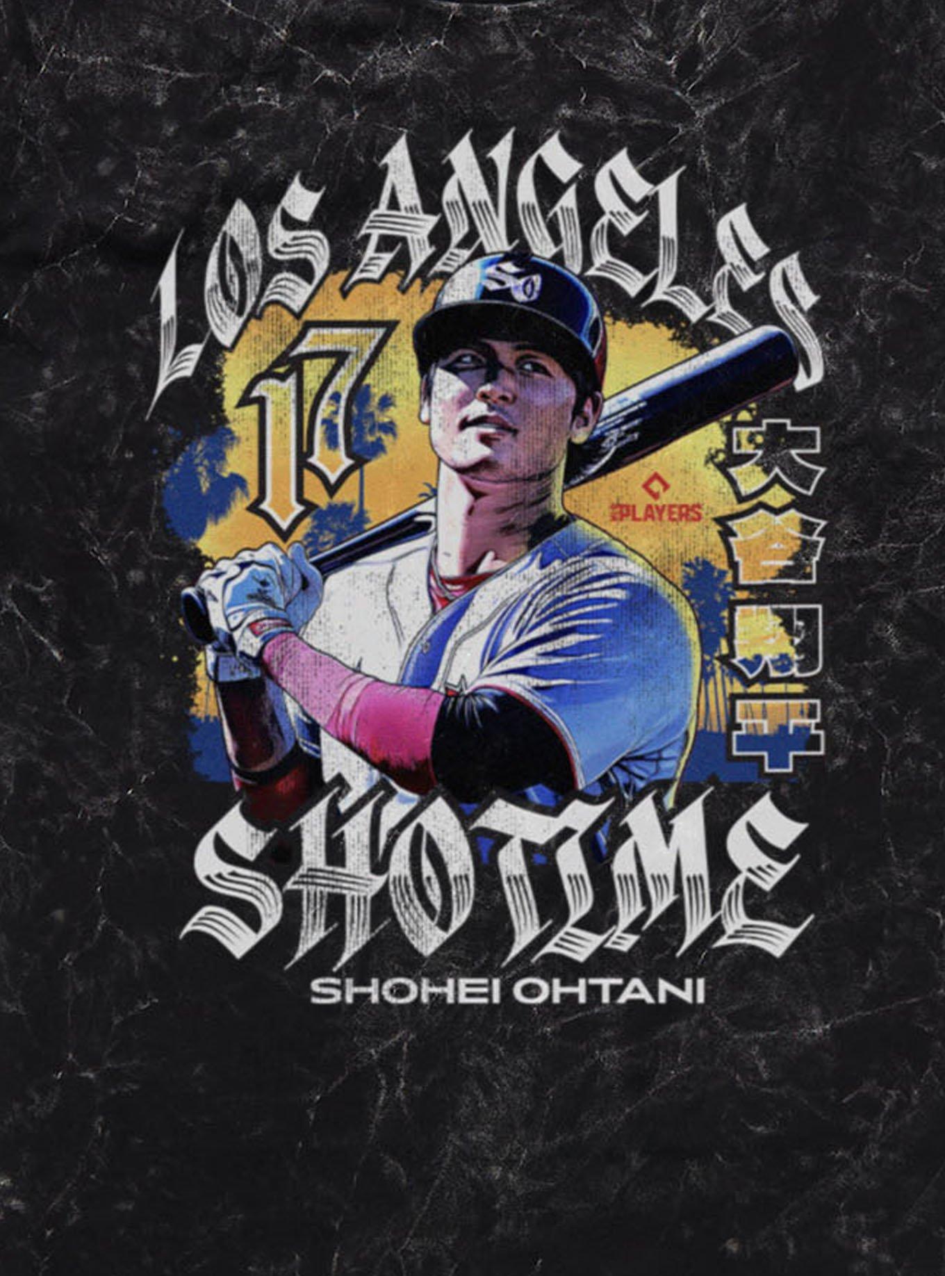 MLB Los Angeles Dodgers Shohei Ohtani Shotime At The Beach Mineral Wash T-Shirt, , hi-res