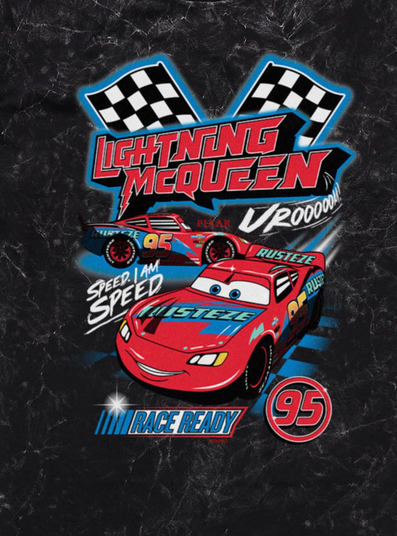 Disney Pixar Cars Lightning McQueen Race Ready Mineral Wash T-Shirt, , hi-res