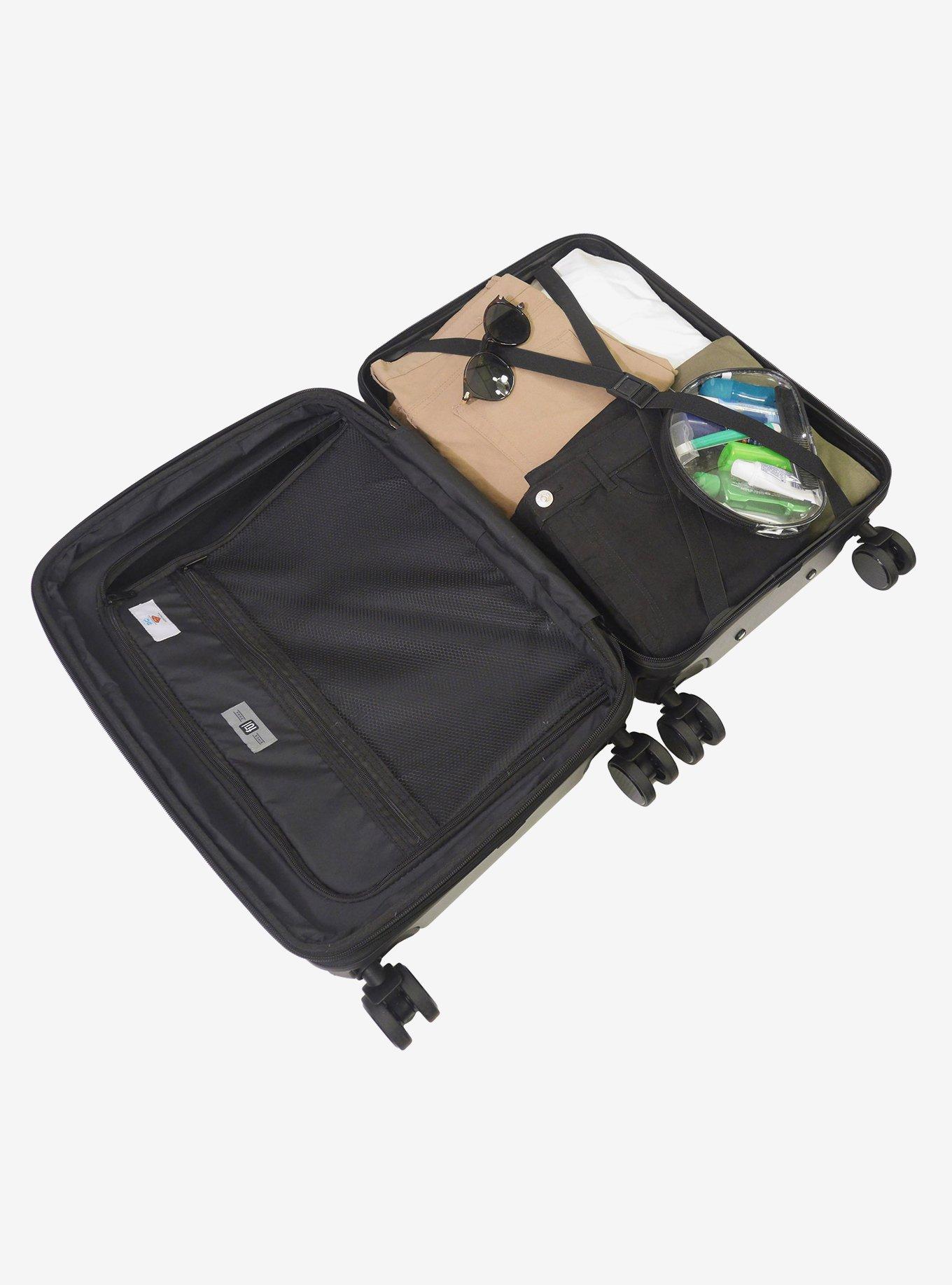 FUL DC Comics Superman "Man of Steel" 22.5" Hardside Carry-On Spinner Luggage, , alternate