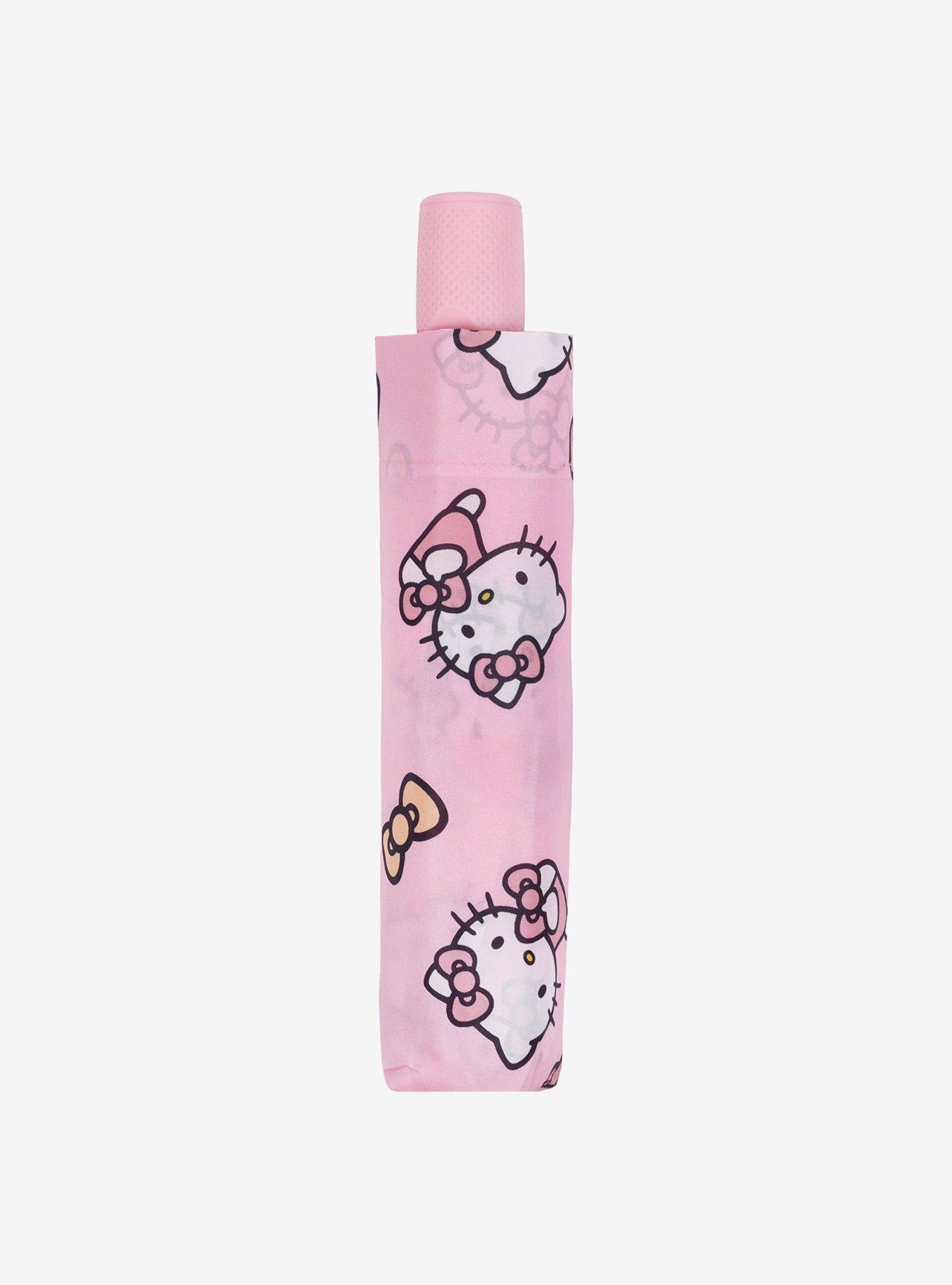 Hello Kitty Gradient Bow Pink with Multicolor Print Umbrella, , alternate