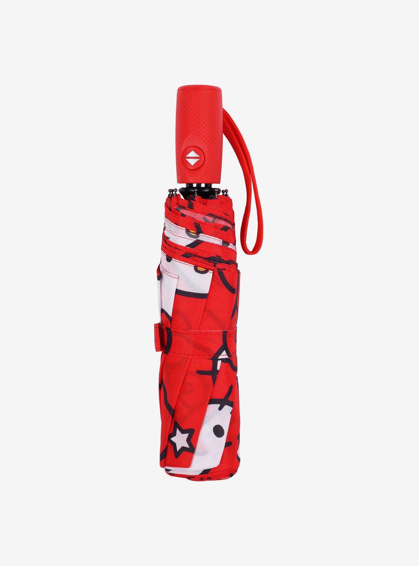 Hello Kitty Apples Red Allover Print Umbrella, , alternate