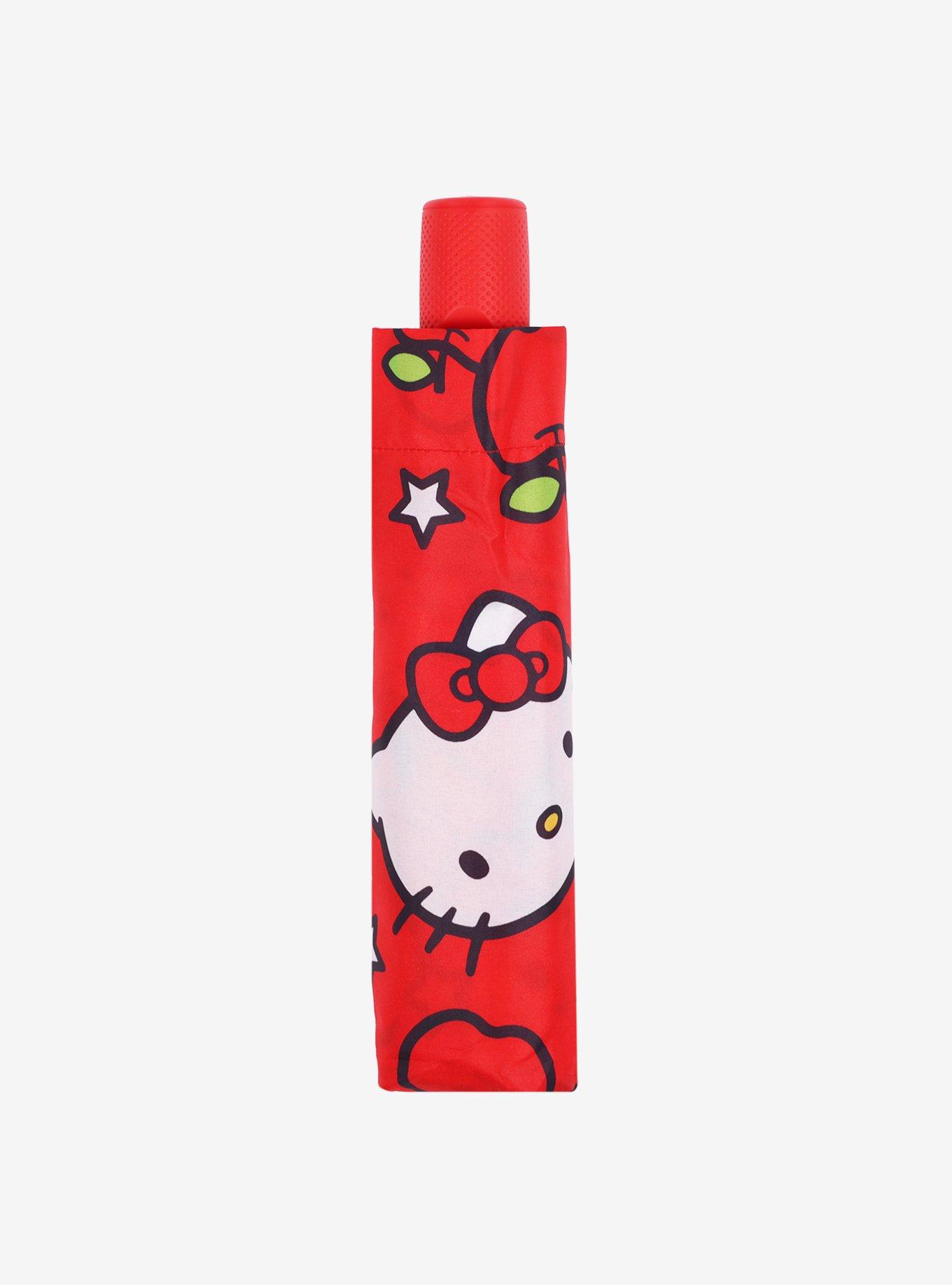 Hello Kitty Apples Red Allover Print Umbrella, , alternate