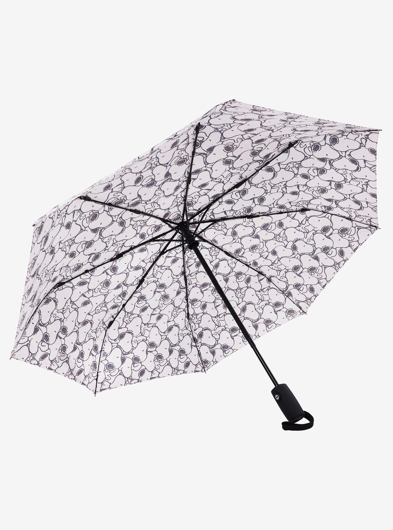 Peanuts Snoopy Black & White Allover Print Umbrella, , hi-res