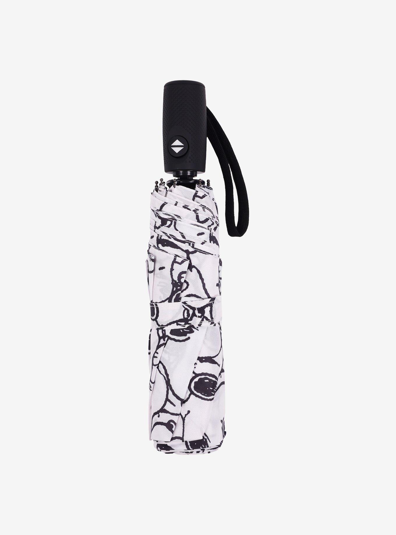 Peanuts Snoopy Black & White Allover Print Umbrella, , alternate