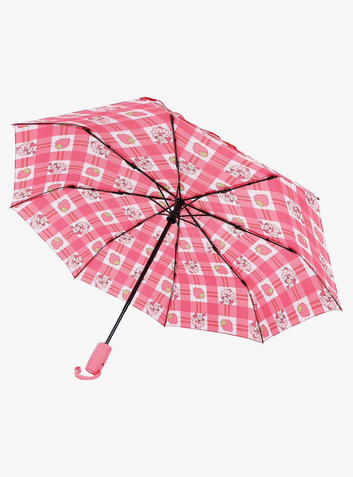 Strawberry Shortcake Gingham Plaid Umbrella, , alternate