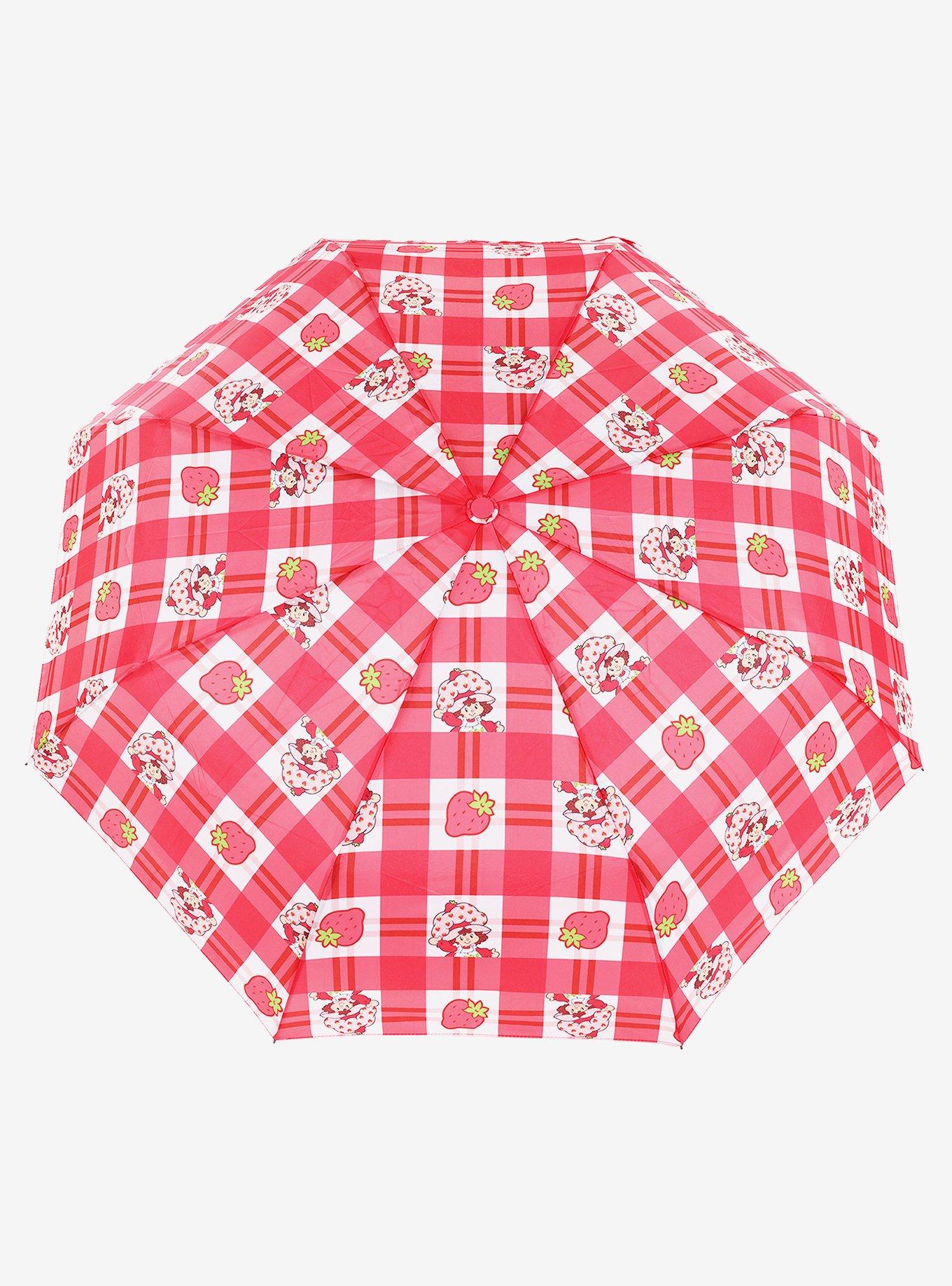 Strawberry Shortcake Gingham Plaid Umbrella, , alternate