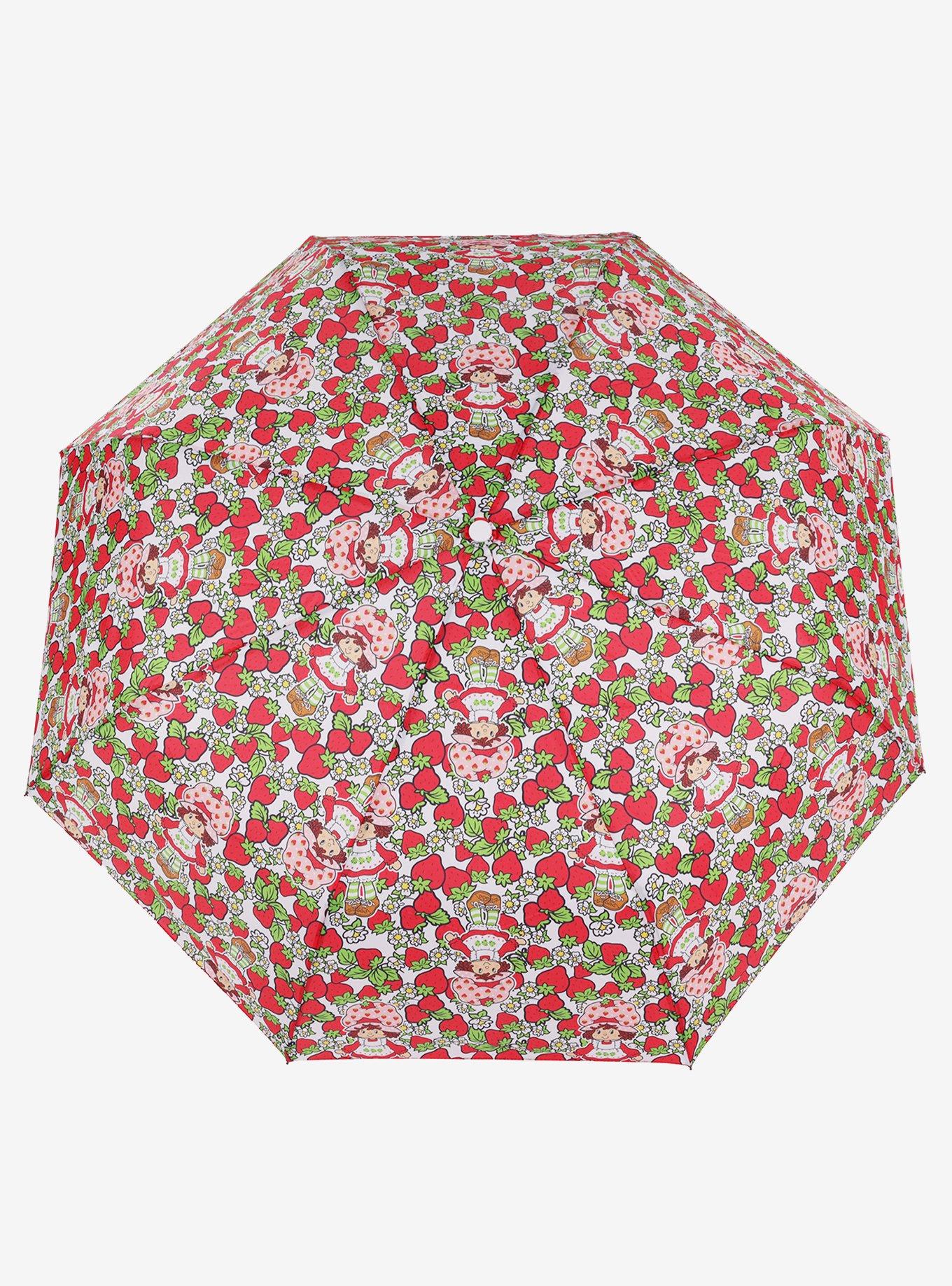 Strawberry Shortcake Toss Print Compact Umbrella, , alternate