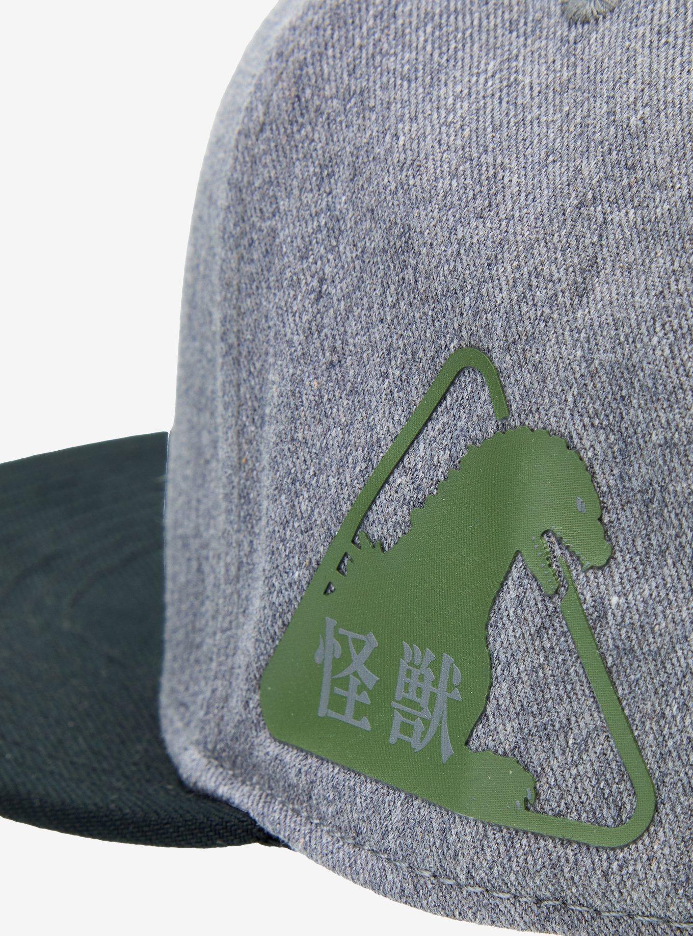 Godzilla Embroidered Snapback Hat, , alternate
