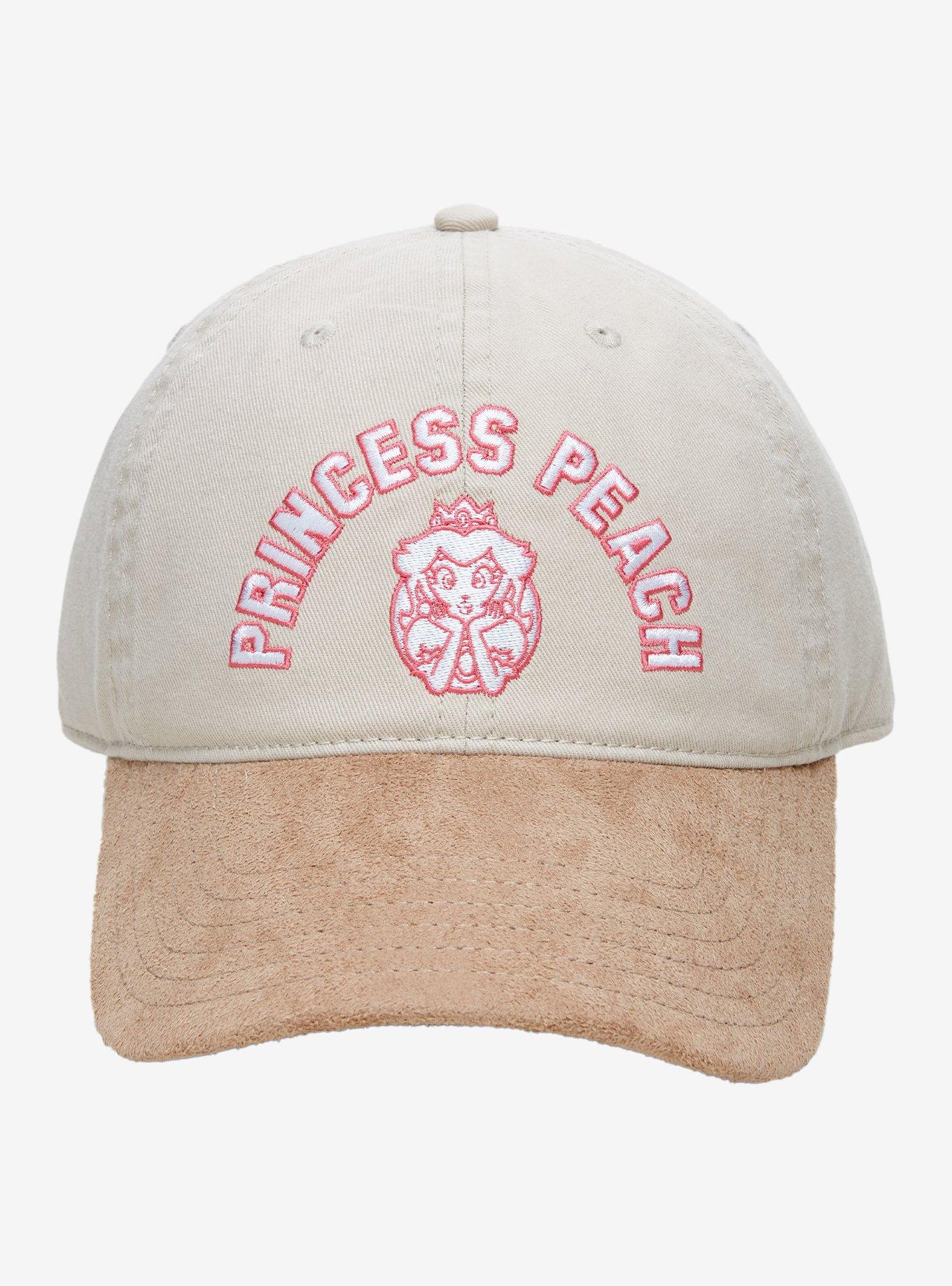 Nintendo Super Mario Princess Peach Embroidered Ball Cap - BoxLunch Exclusive, , hi-res