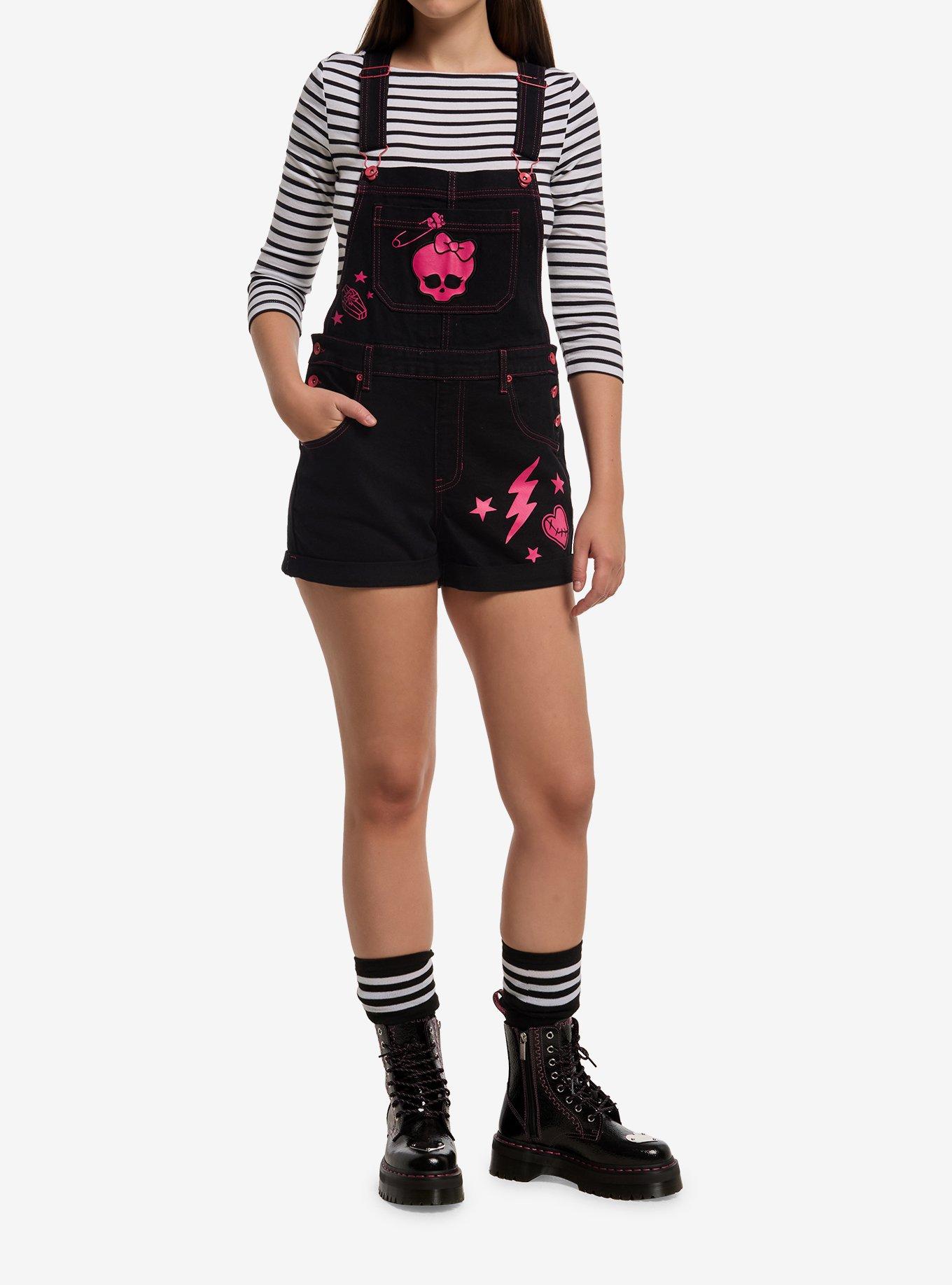 Monster High Pink Icons Shortalls, , hi-res