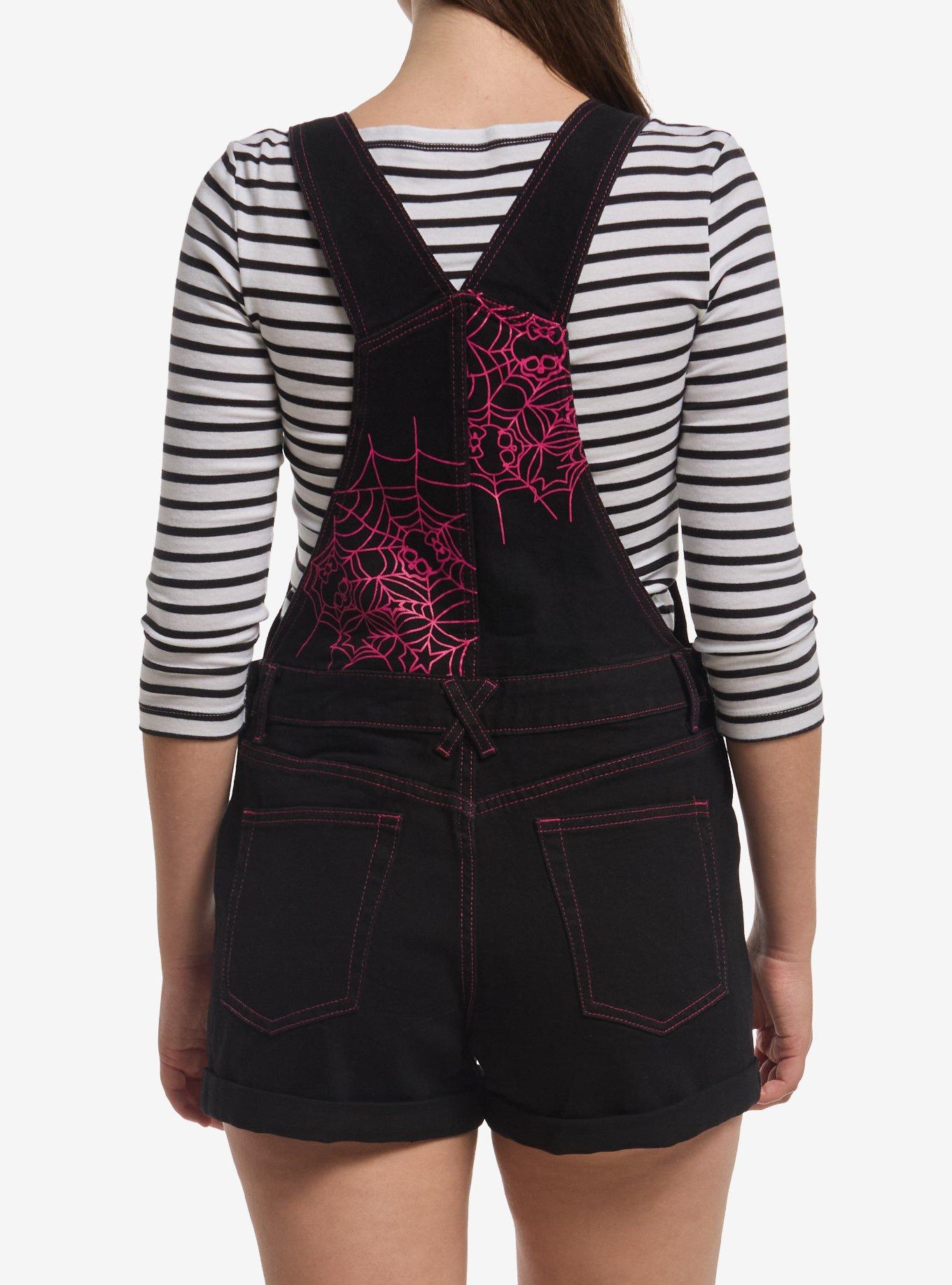 Monster High Pink Icons Shortalls, HOT PINK, alternate - view 3