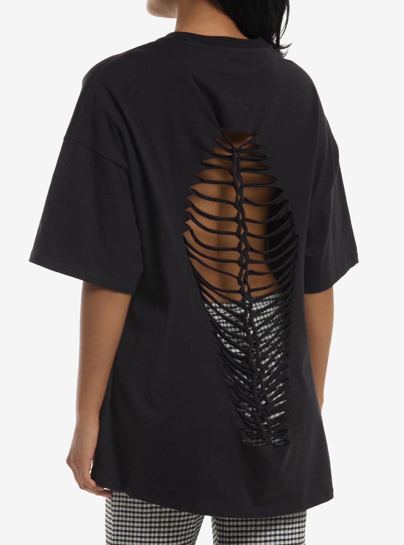 Twilight Edward Destructed Girls Oversized T-Shirt, , hi-res