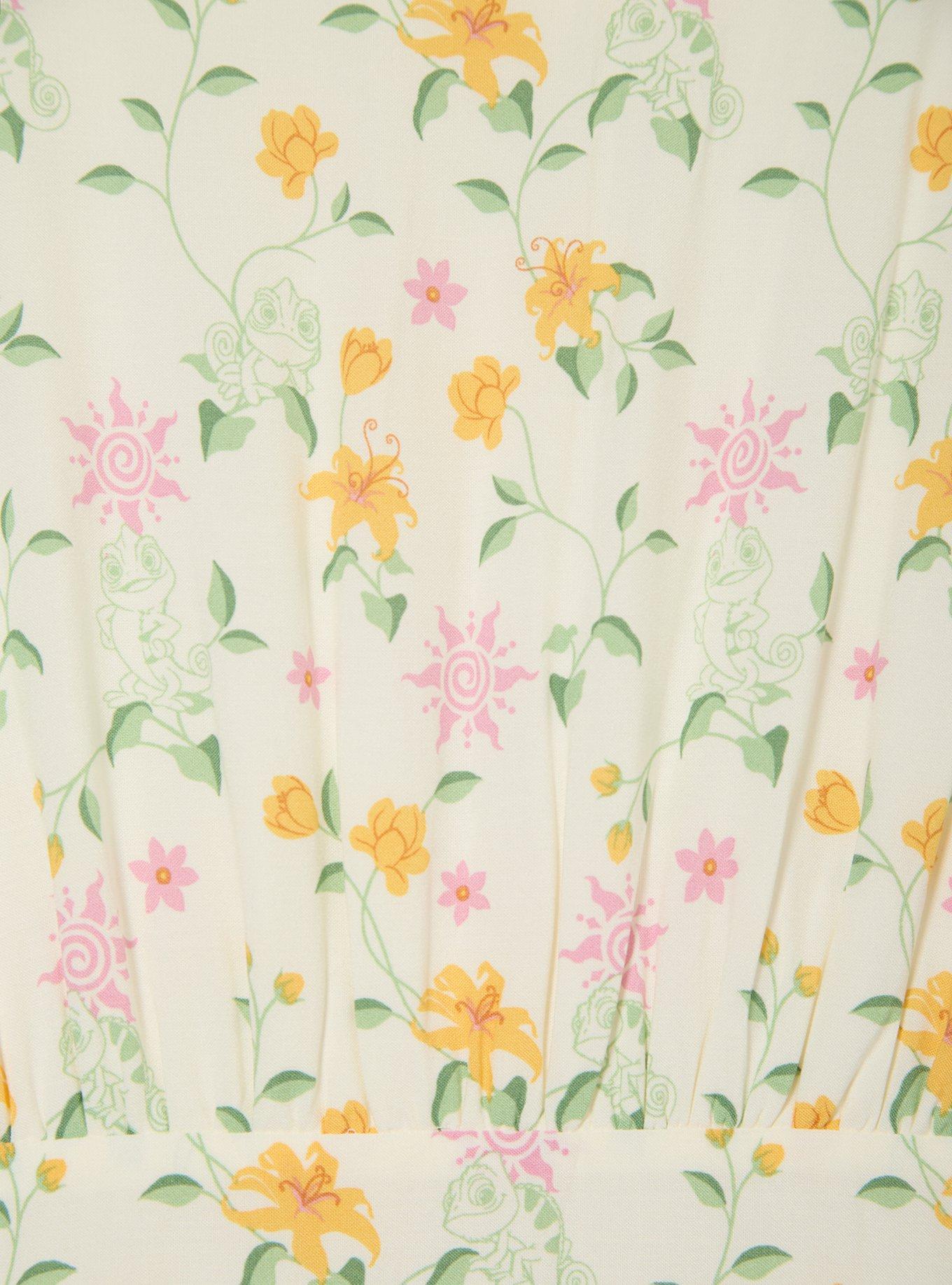 Disney Tangled Pascal Floral Allover Print Tank Dress - BoxLunch Exclusive, MULTI, alternate