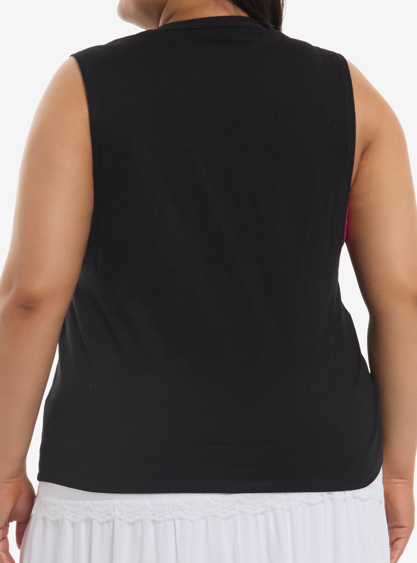 Monster High Punk Collage Girls Muscle Tank Top Plus Size, , hi-res
