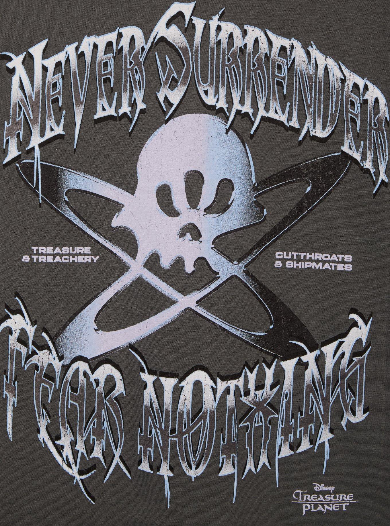 Disney Treasure Planet Never Surrender Quote T-Shirt - BoxLunch Exclusive, , hi-res