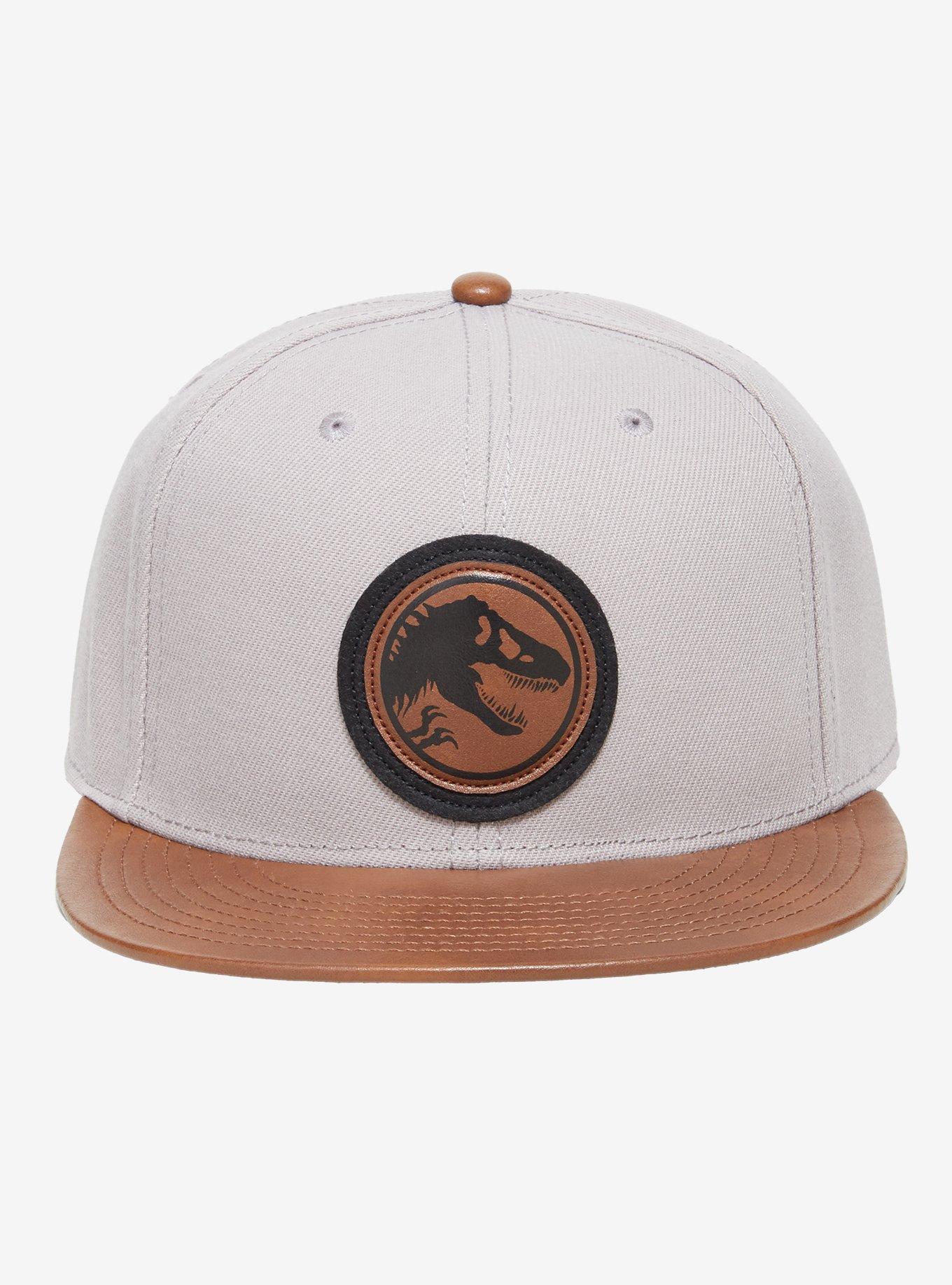 Jurassic Park Dinosaur Patch Snapback Hat, , hi-res