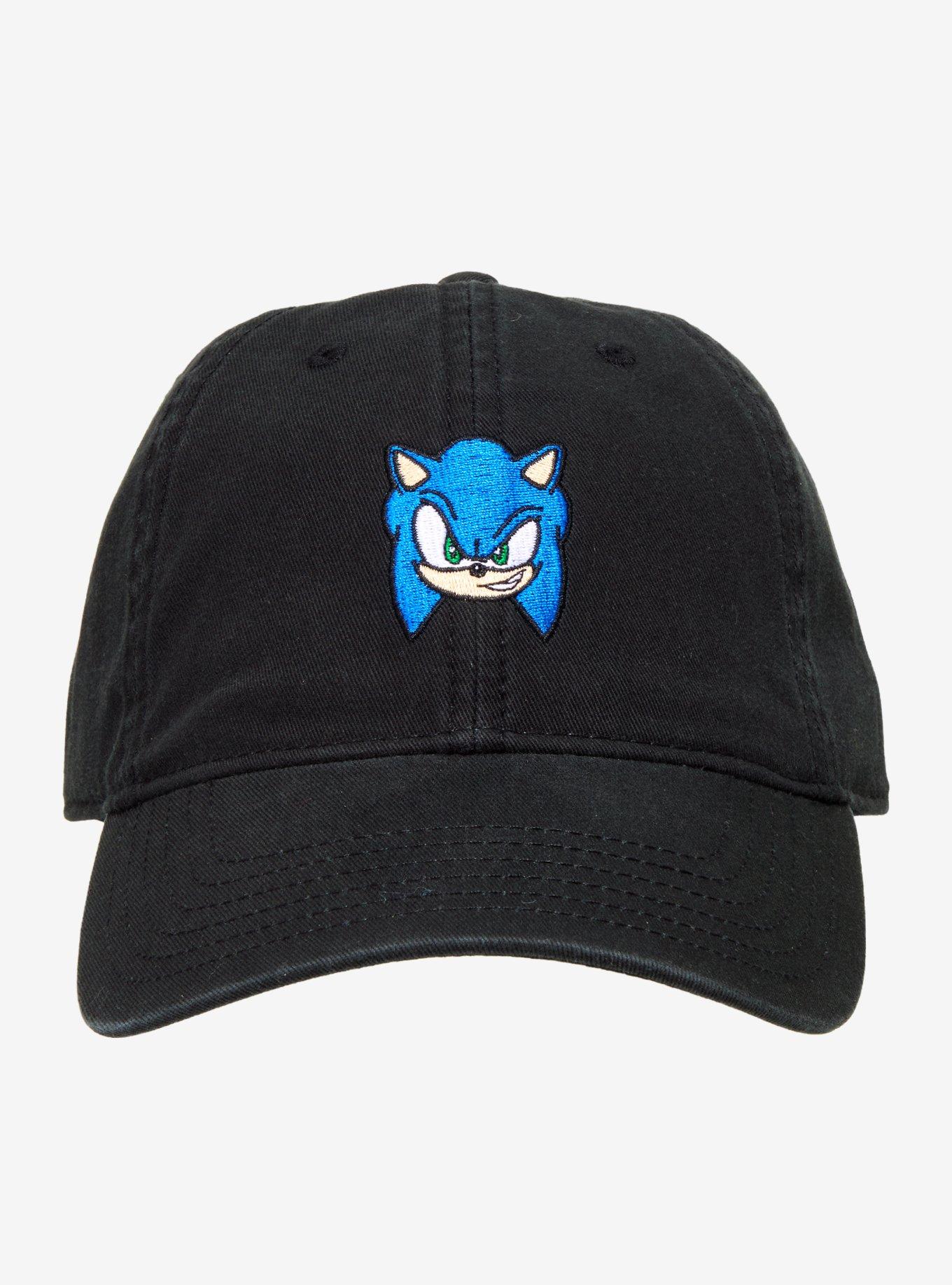 Sonic The Hedgehog Embroidered Face Dad Cap, , hi-res