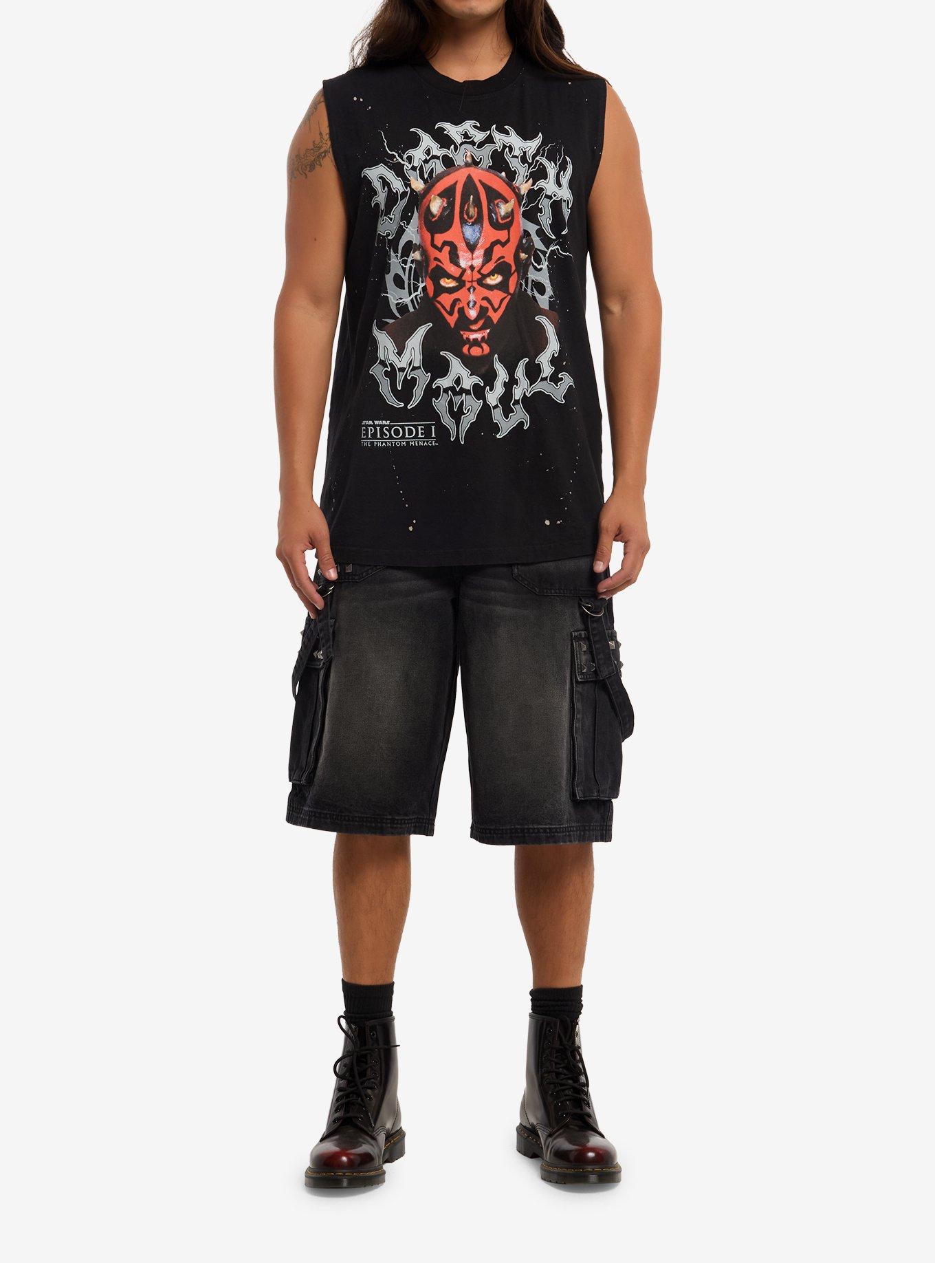 Star Wars Darth Maul Splatter Muscle Tank Top, , hi-res