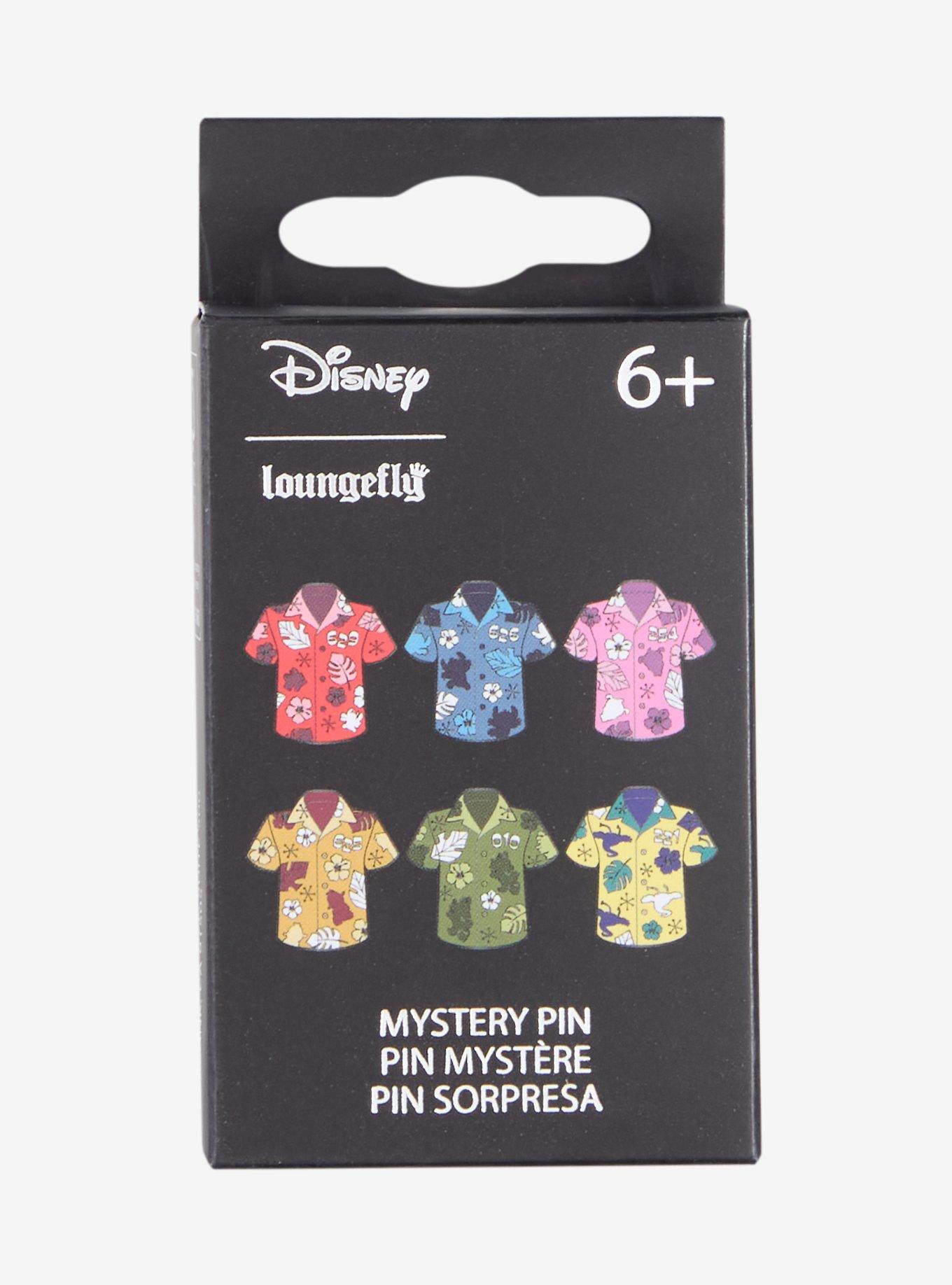 Loungefly Disney Lilo & Stitch Aloha Shirt Blind Box Enamel Pin, , hi-res