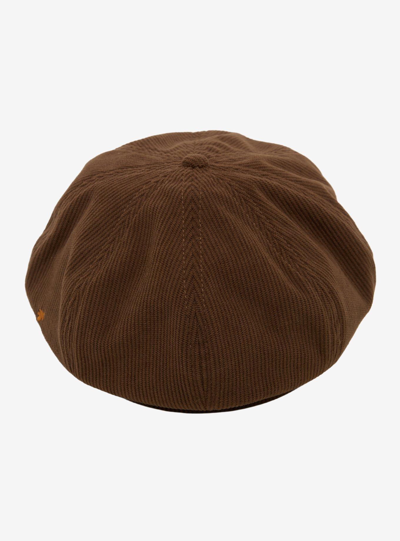 Gilmore Girls Luke's Embroidered Corduroy Cabbie Hat, , alternate - view 3
