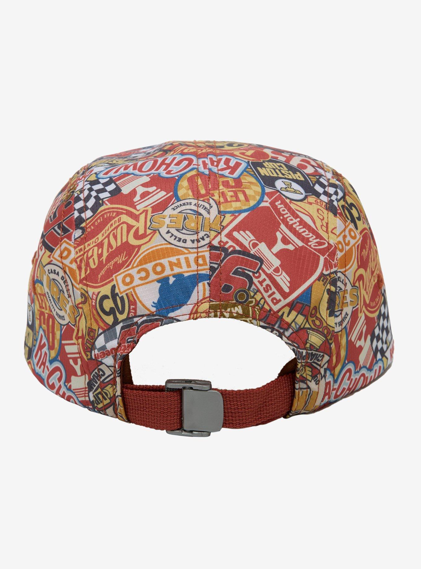 Disney Pixar Cars Logo Allover Print Ball Cap &mdash; BoxLunch Exclusive, , alternate