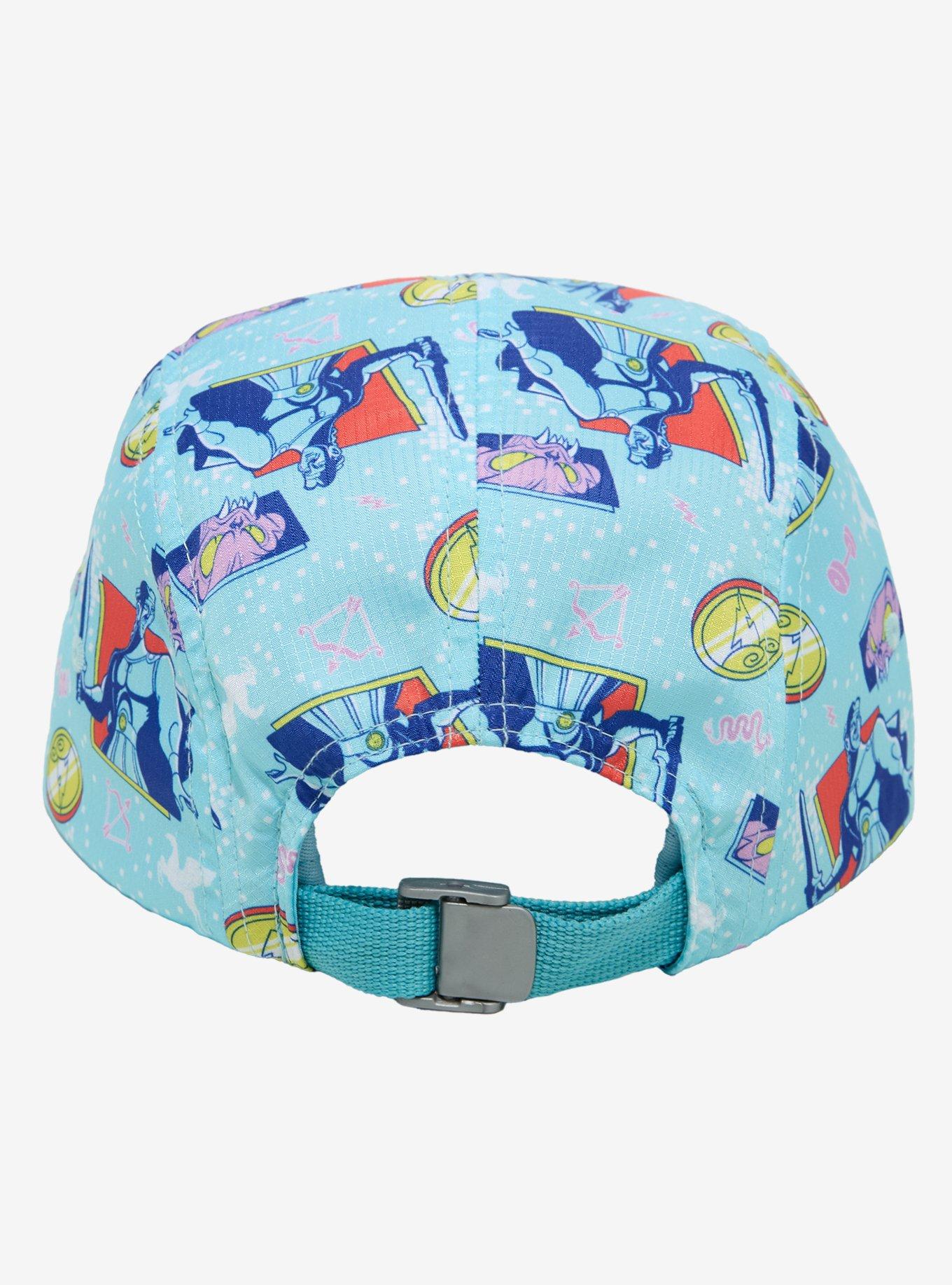 Disney Hercules Retro Allover Print Camper Ball Cap - BoxLunch Exclusive, , alternate