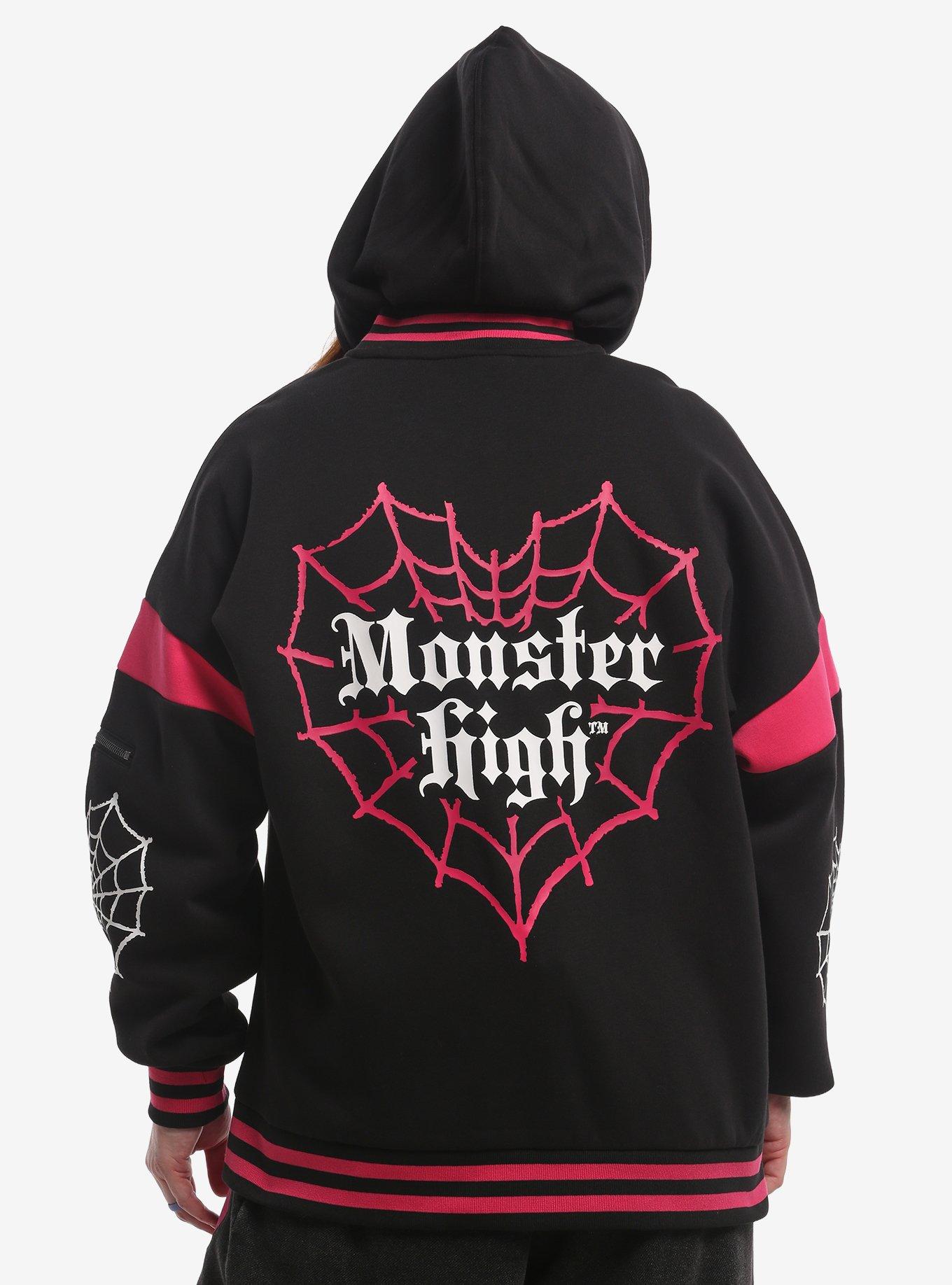 Monster High Skullette Girls Varsity Jacket Plus Size, , hi-res