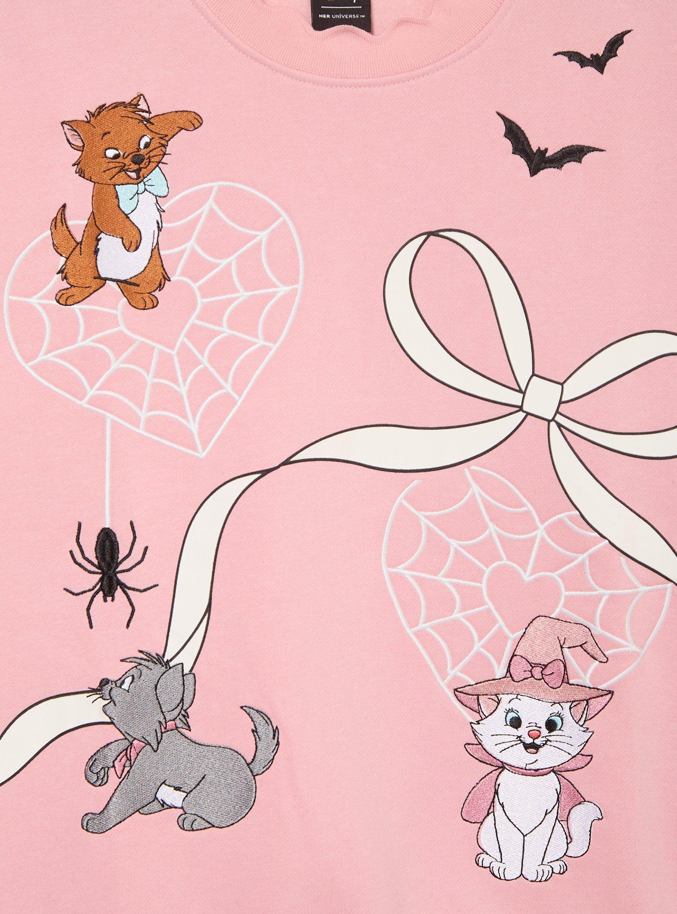 Disney The Aristocats Kittens Halloween Glow-in-the-Dark Women's Plus Size Crewneck &mdash; BoxLunch Exclusive, , alternate - view 5